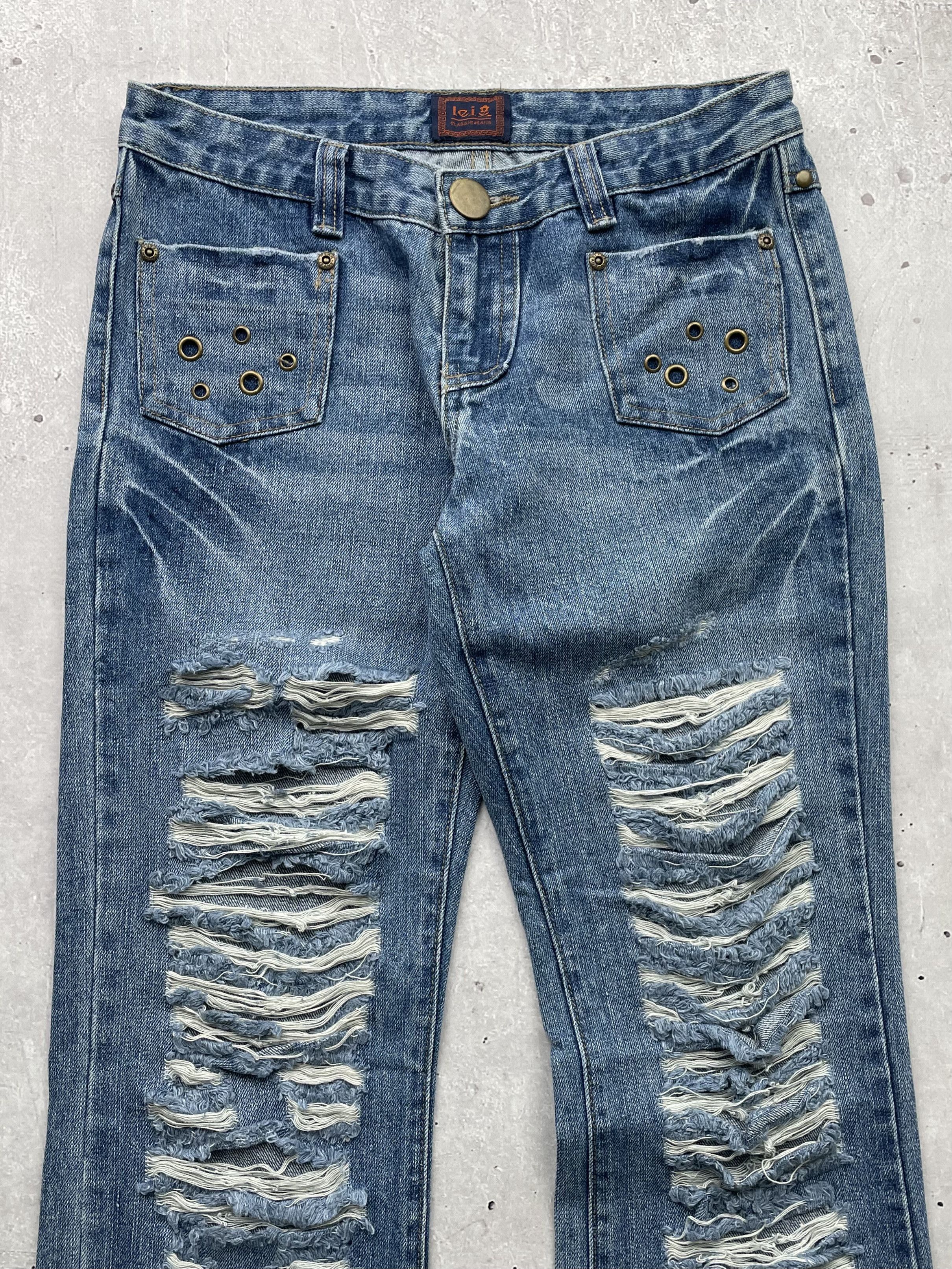 Vintage Vintage Ripped Jeans Size 29" - 2 Thumbnail