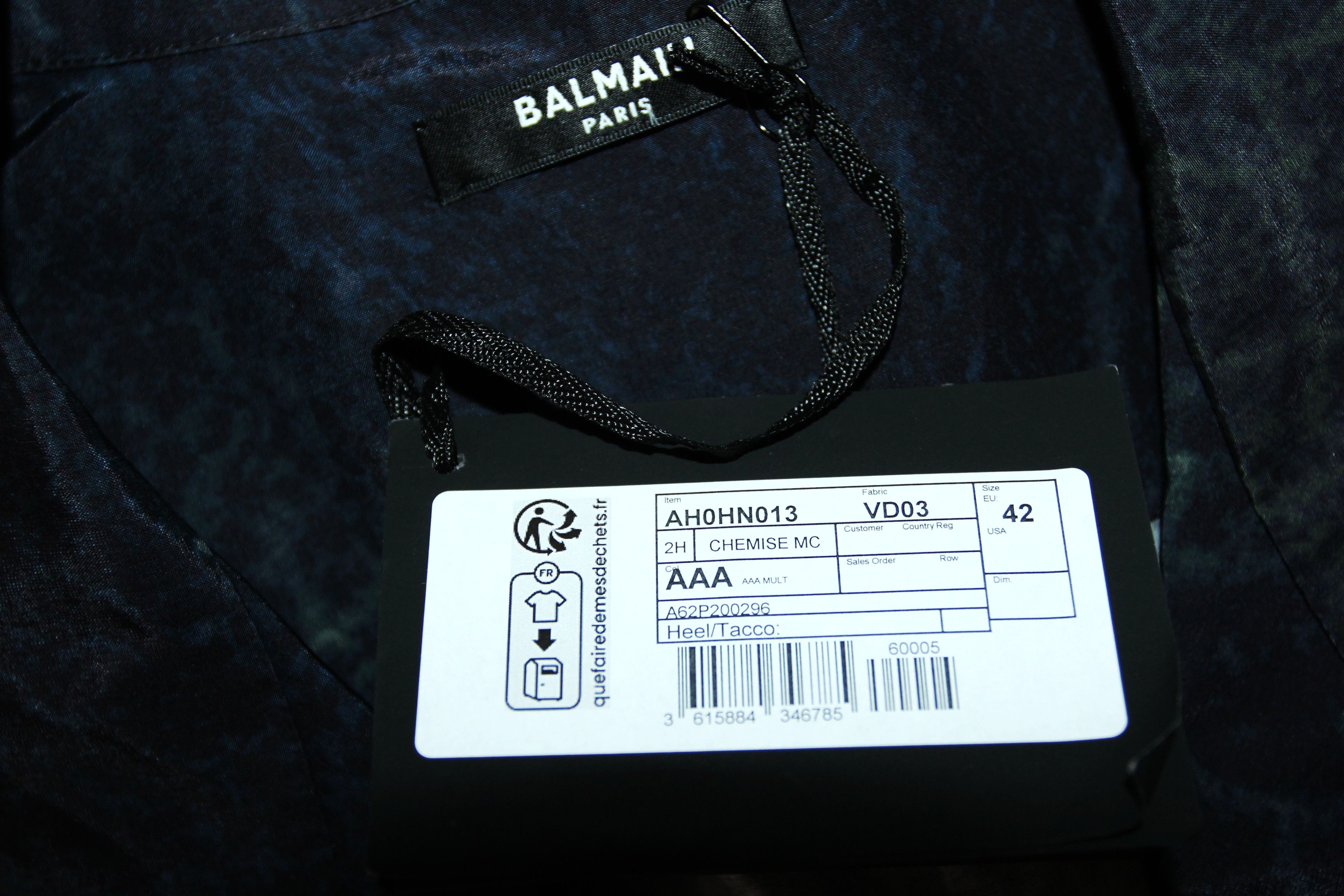 Balmain BNWT SS23 BALMAIN BAROQUE MOTIF SHIRT 42 Size US L / EU 52-54 / 3 - 8 Thumbnail