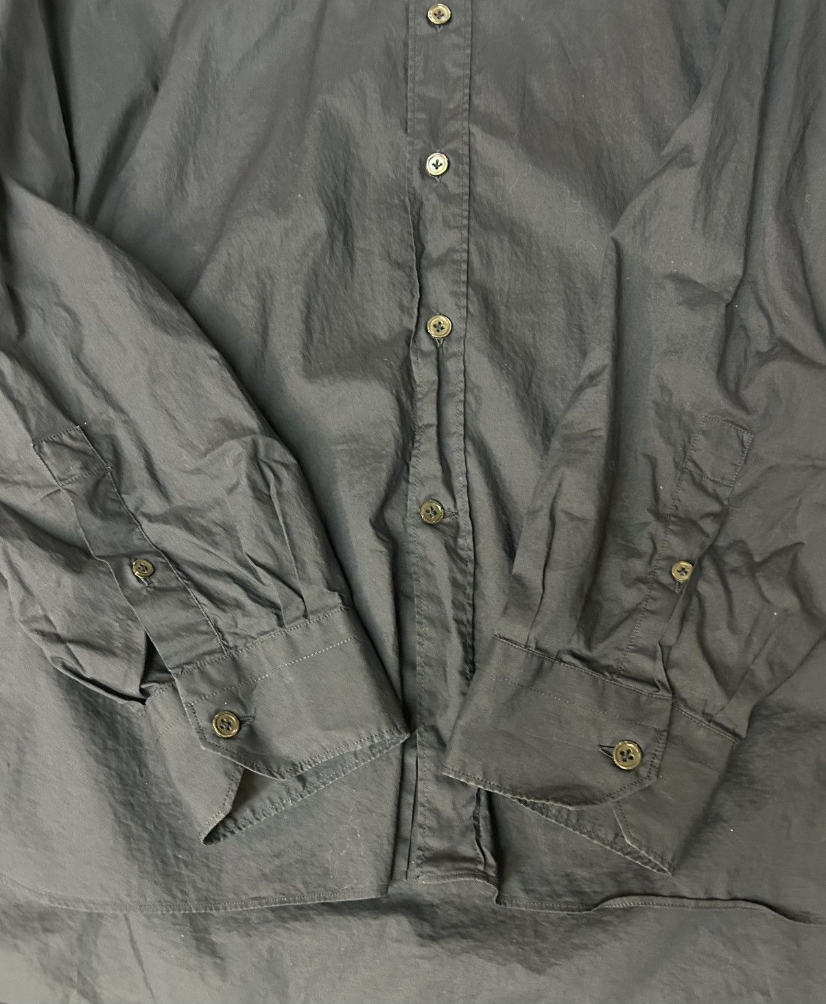 Lanvin Lanvin Navy L/S Button Up | L Size US L / EU 52-54 / 3 - 1 Thumbnail