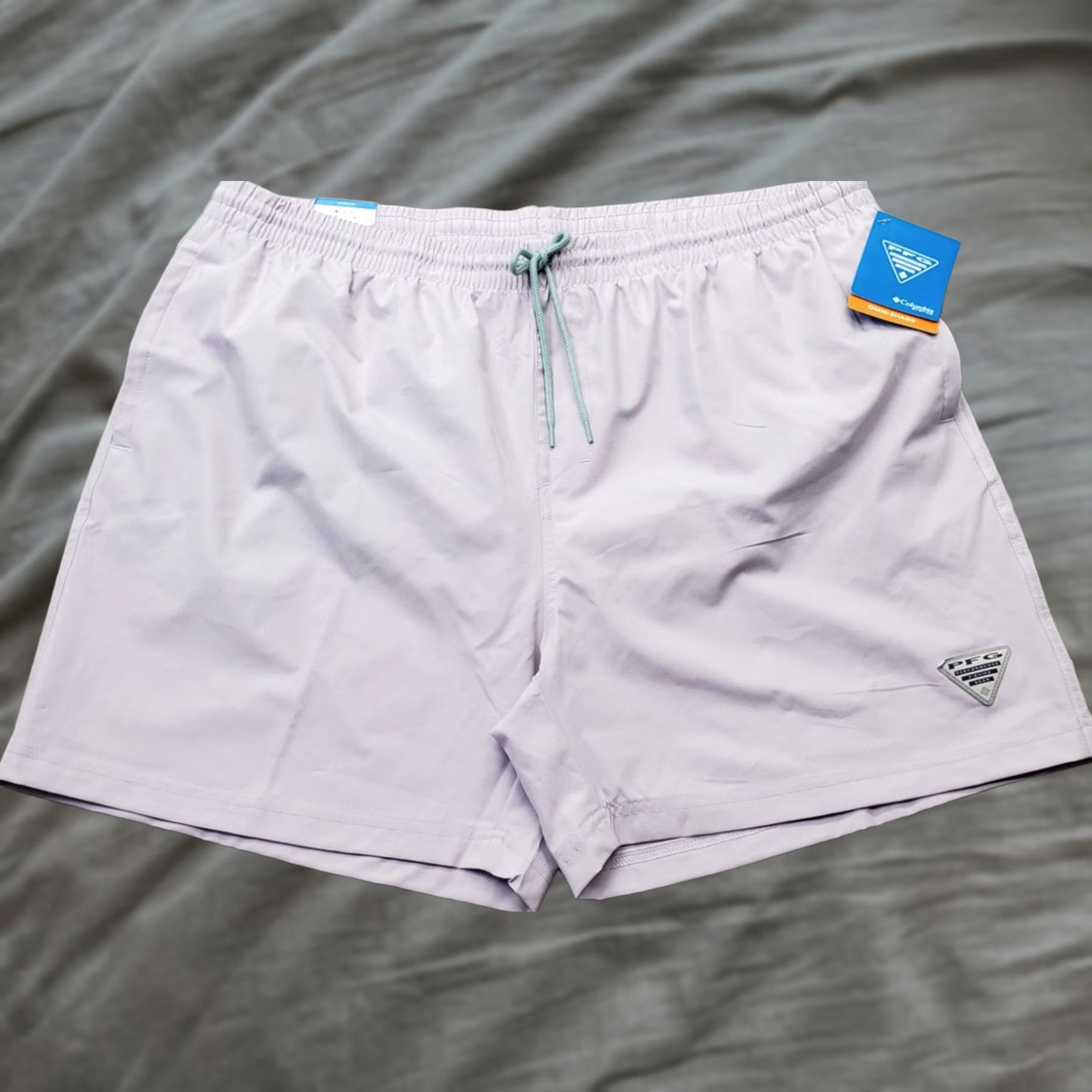 Vintage Columbia Mens XL Purple PFG Rambler Swim Shorts Elastic Waist Lined Quick-Dry Beach Bottoms Shorts Size US 36 / EU 52 - 1 Thumbnail