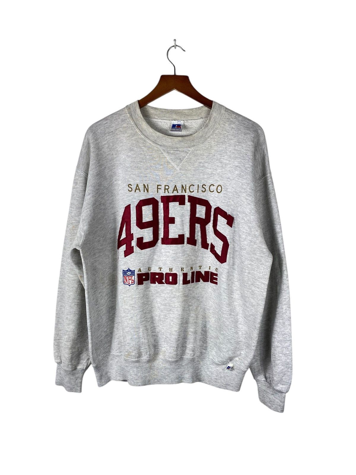 NFL × Russell Athletic × Vintage Vintage Russel Athletic Sweatshirt NFL 49ners Sweater Size US L / EU 52-54 / 3 - 1 Thumbnail