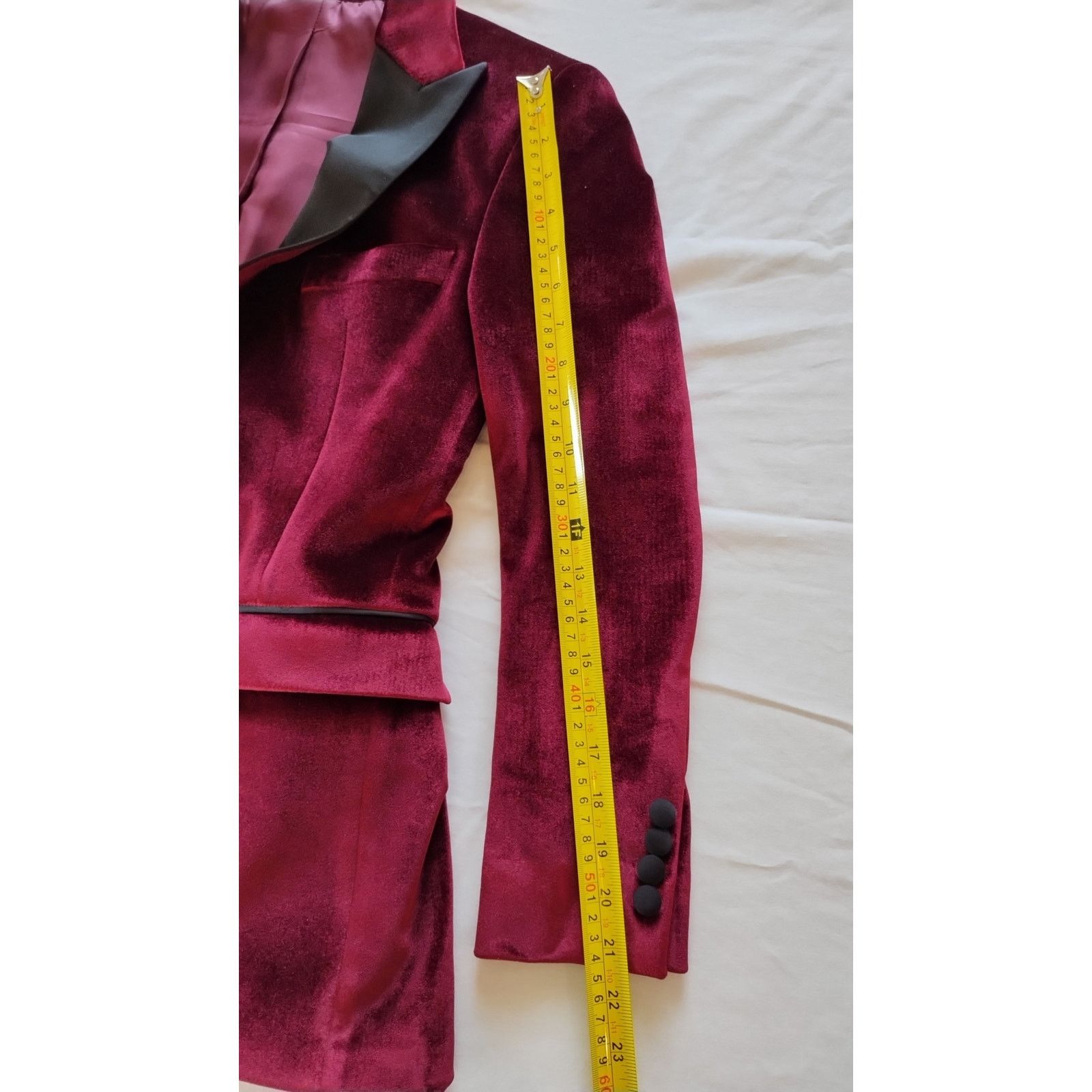 Other Ron Tomson Classic Lapel tuxedo Jacket Red velvet Size US36 Size US S / EU 44-46 / 1 - 14 Thumbnail