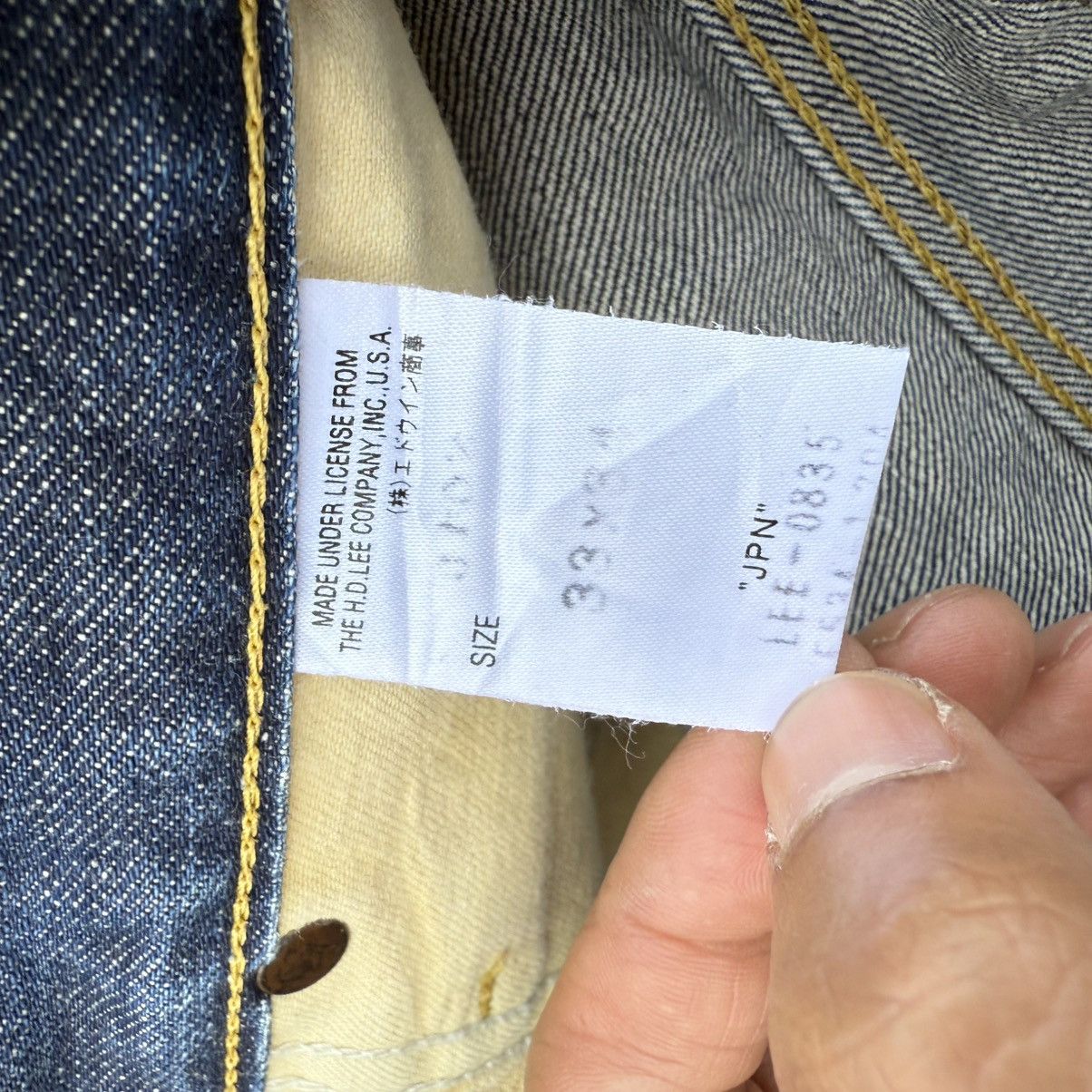 Lee VINTAGE LEE RIDER FADED RIPPEP JEAN DENIM PANTS Size US 32 / EU 48 - 16 Thumbnail
