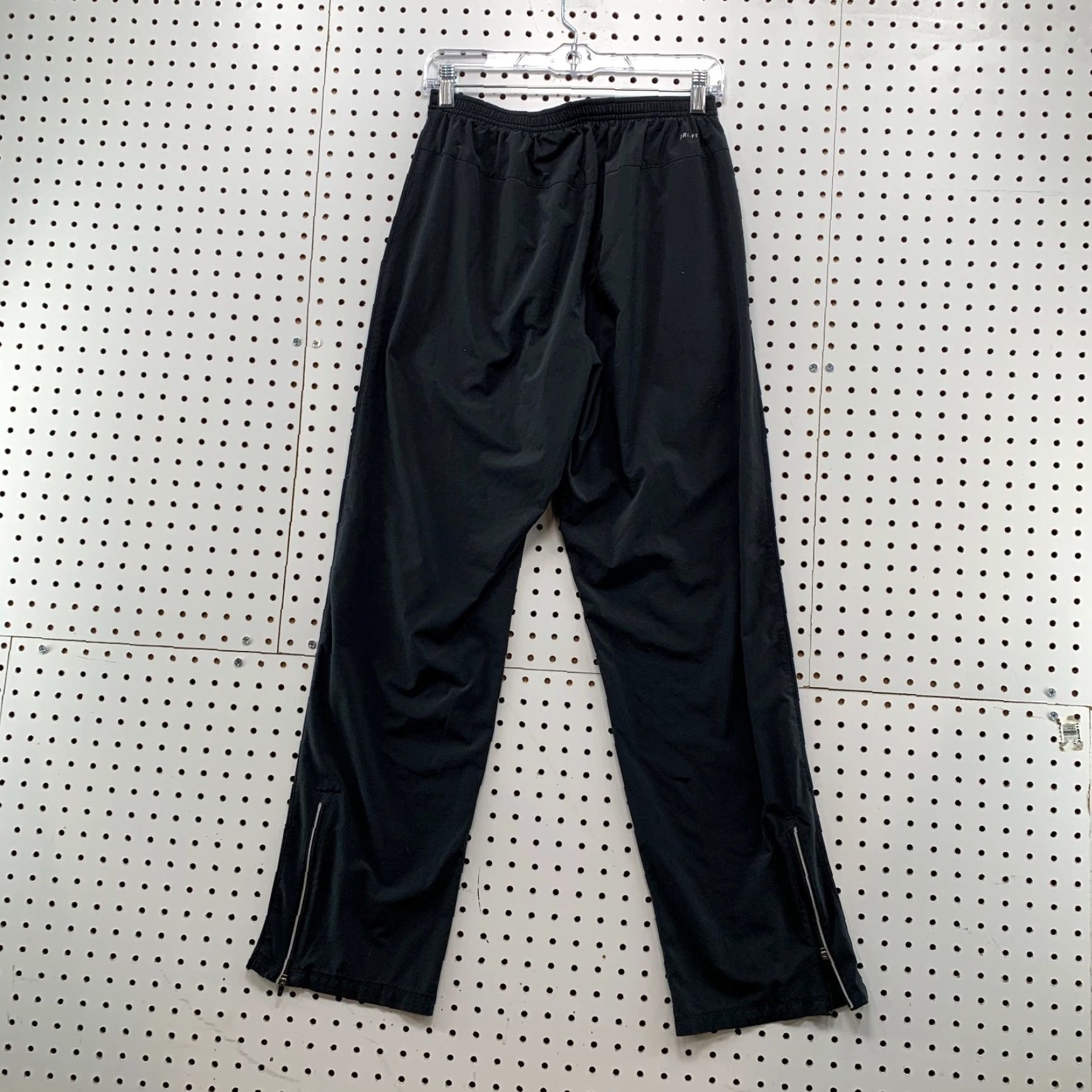Nike Nike Athletic Pants Mens Black Straight Fit Dri-Fit Running Active Lightweight Size US 33 - 7 Thumbnail