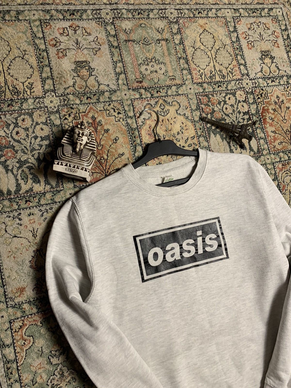 Band Tees × Vintage Vintage OASIS Band Rock navy boxy logo fit Merch Size US M / EU 48-50 / 2 - 4 Thumbnail