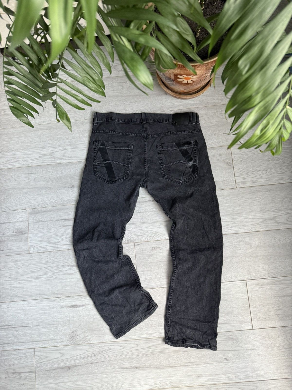 Armani Exchange Jeans Armani Exchange denim pants back logo made in USA Size US 36 / EU 52 - 2 Thumbnail