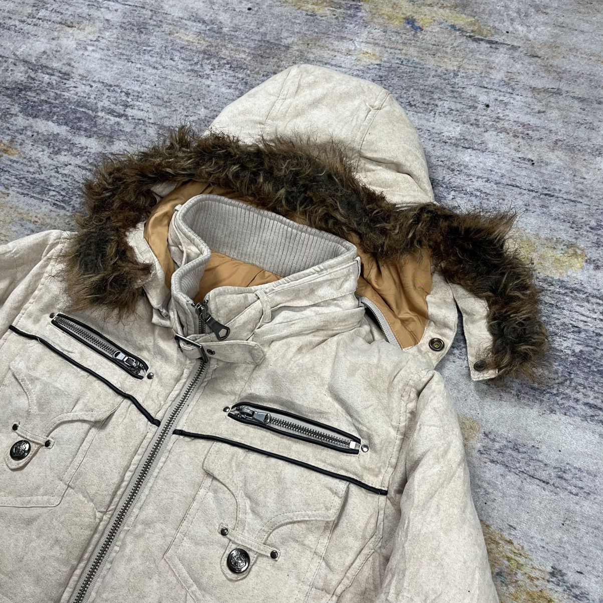 14th Addiction Encorehour puffer detachable hood and fur jacket Size US M / EU 48-50 / 2 - 4 Thumbnail