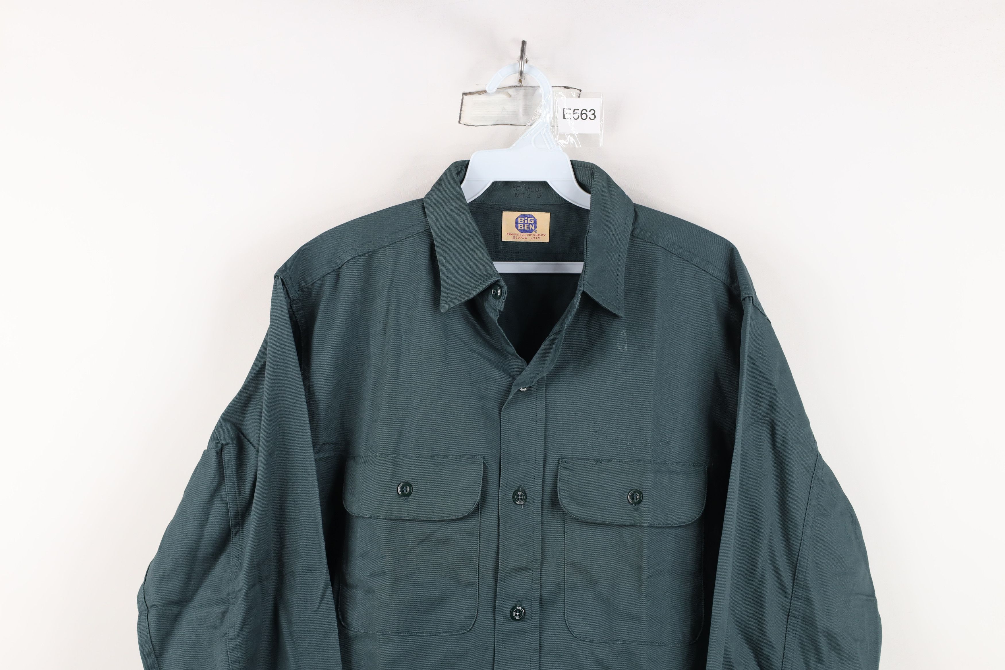 Vintage Deadstock Vintage 50s Big Ben Sanforized Workwear Shirt Size US M / EU 48-50 / 2 - 2 Thumbnail