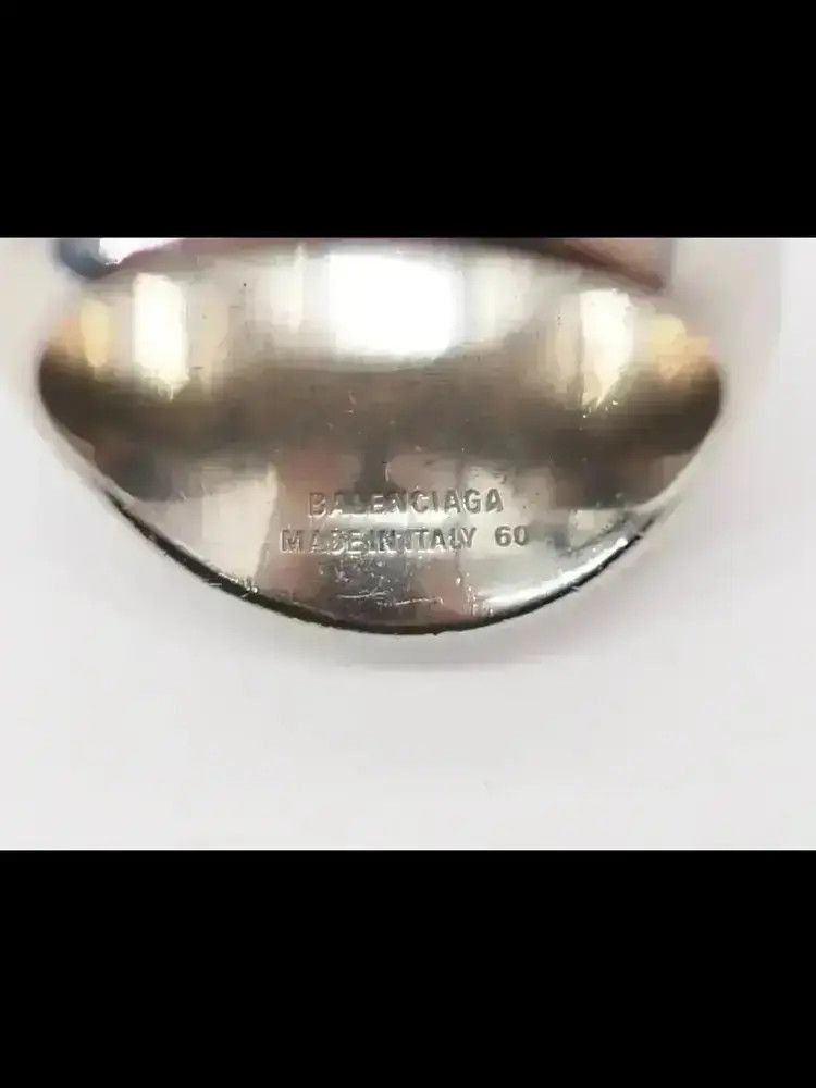Balenciaga Balenciaga ss19 Tone Signet ring Size ONE SIZE - 4 Thumbnail