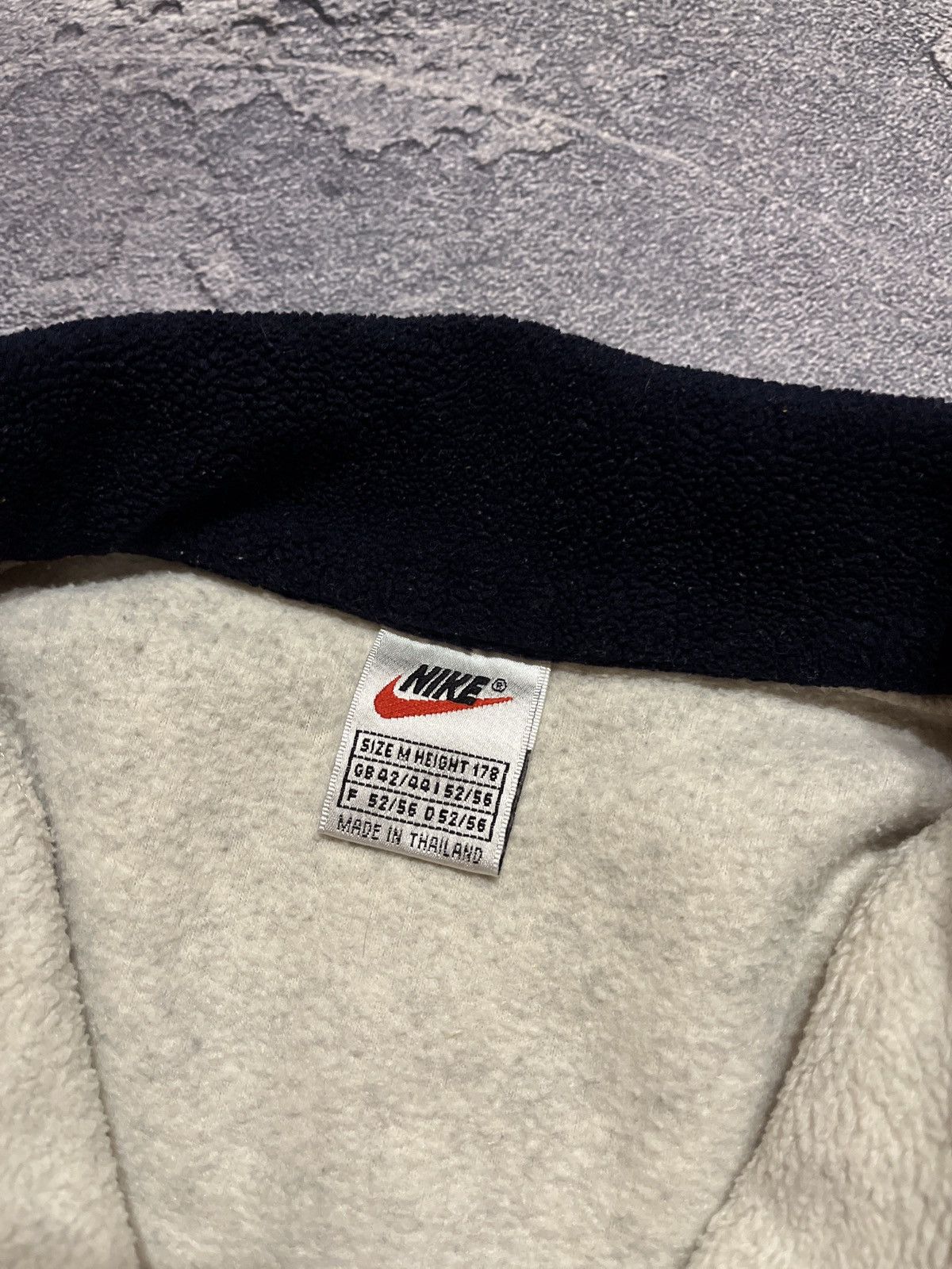 Nike × Vintage VINTAGE NIKE BIG LOGO BAGGY FLEECE HOODIE 90S Size US M / EU 48-50 / 2 - 7 Thumbnail