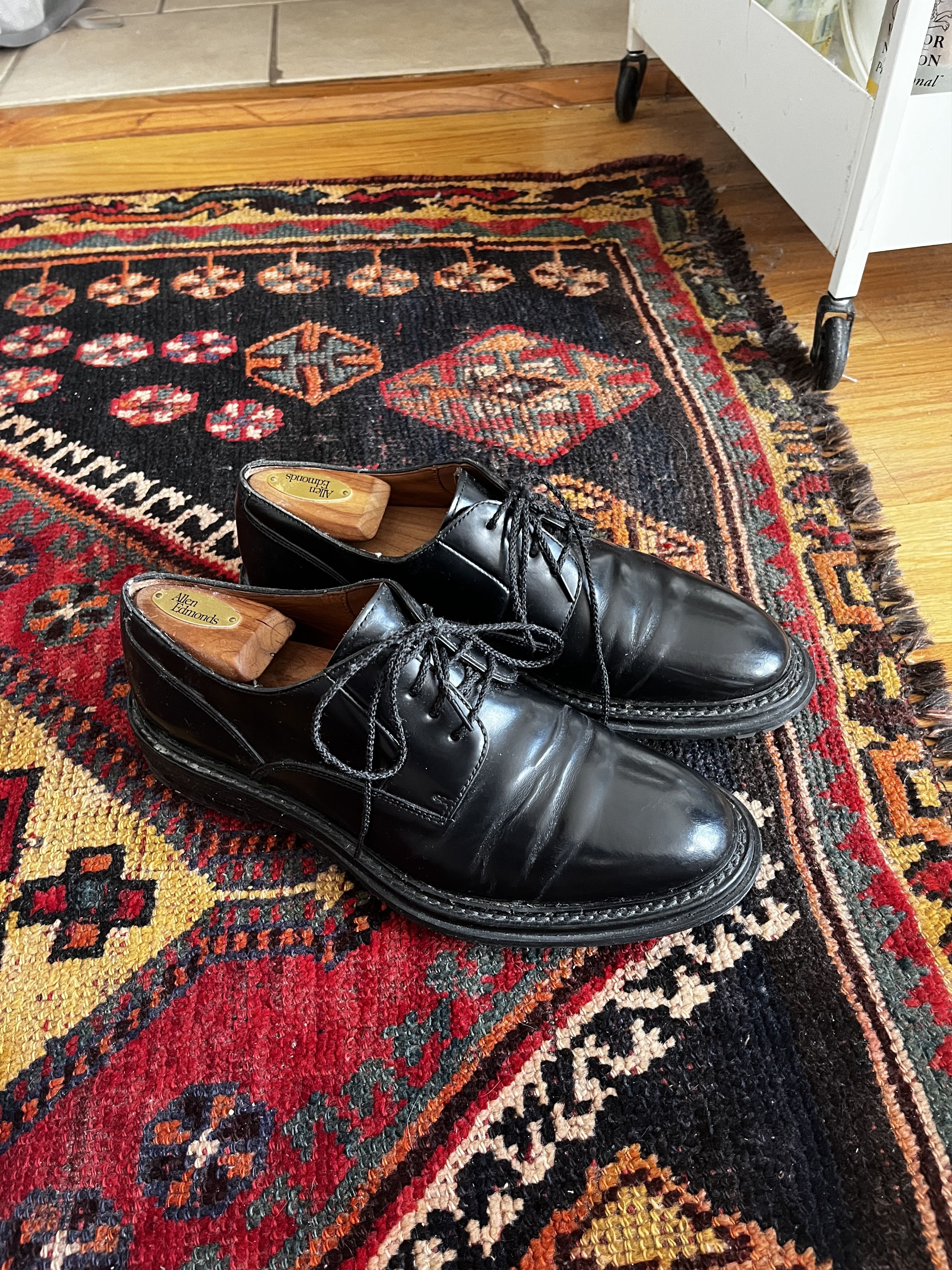 Lanvin Men's sz. 41 Black Lanvin Dress Shoes Size US 8 / EU 41 - 2 Thumbnail