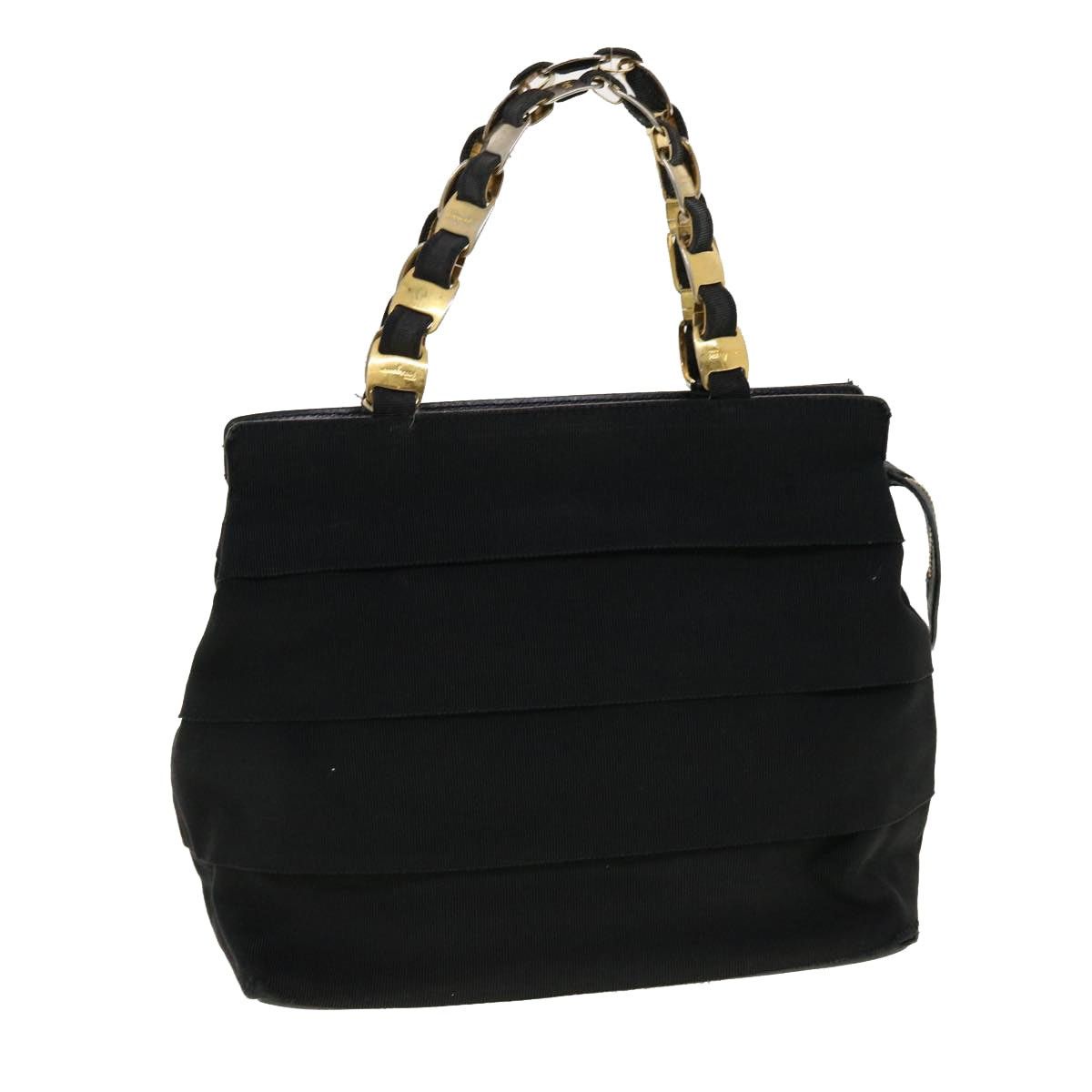 Salvatore Ferragamo Salvatore Ferragamo Hand Bag Nylon Black Au-21-5251 Size ONE SIZE - 1 Thumbnail