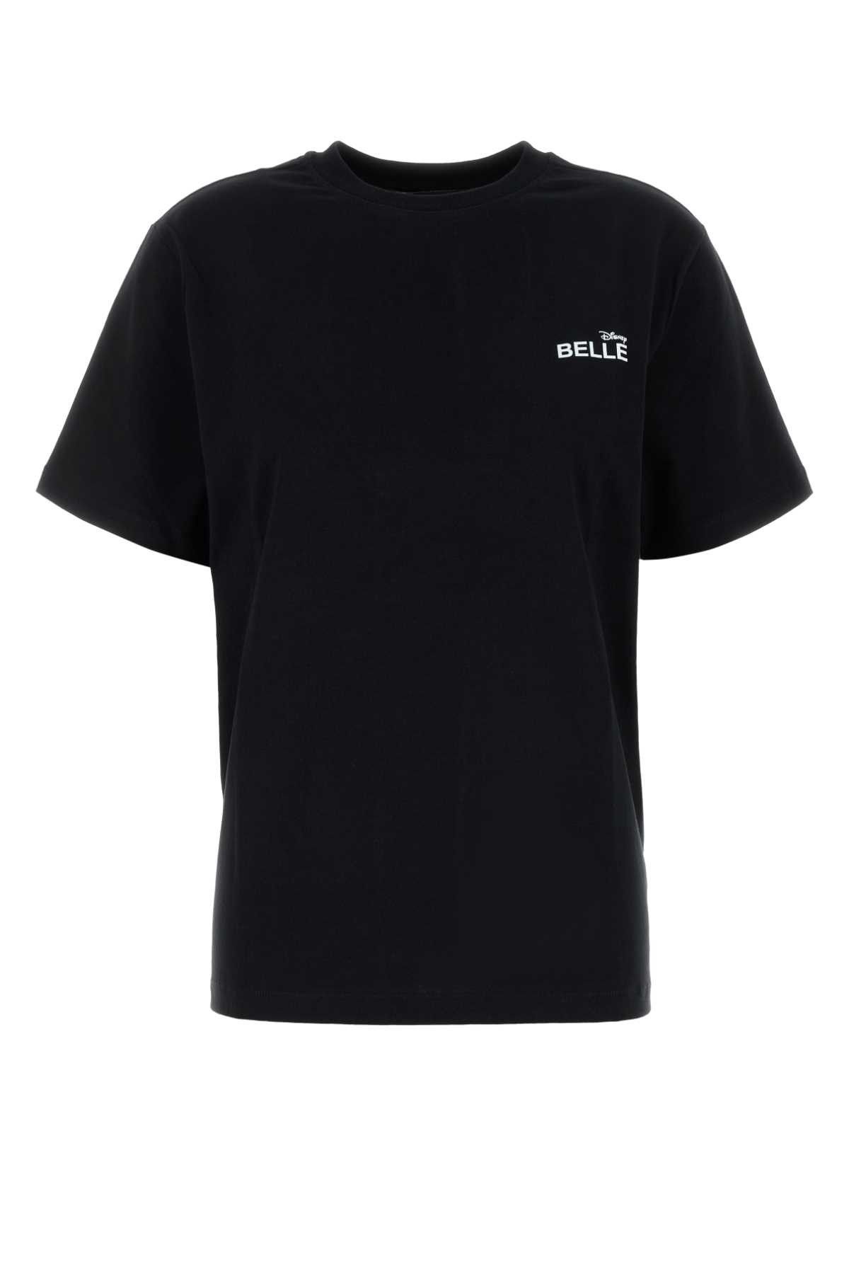Coperni Black Cotton Coperni X Disney Belle T-Shirt Size M / US 6-8 / IT 42-44 - 1 Thumbnail