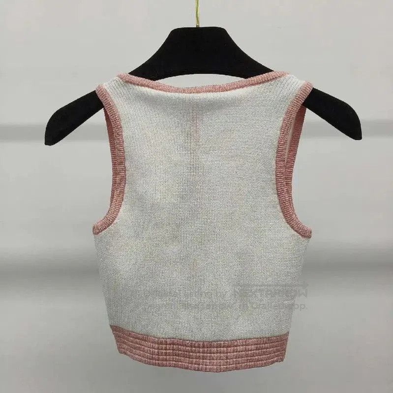 Balmain Balmain White Women's Crop Top with Buttons . Size M / US 6-8 / IT 42-44 - 2 Thumbnail