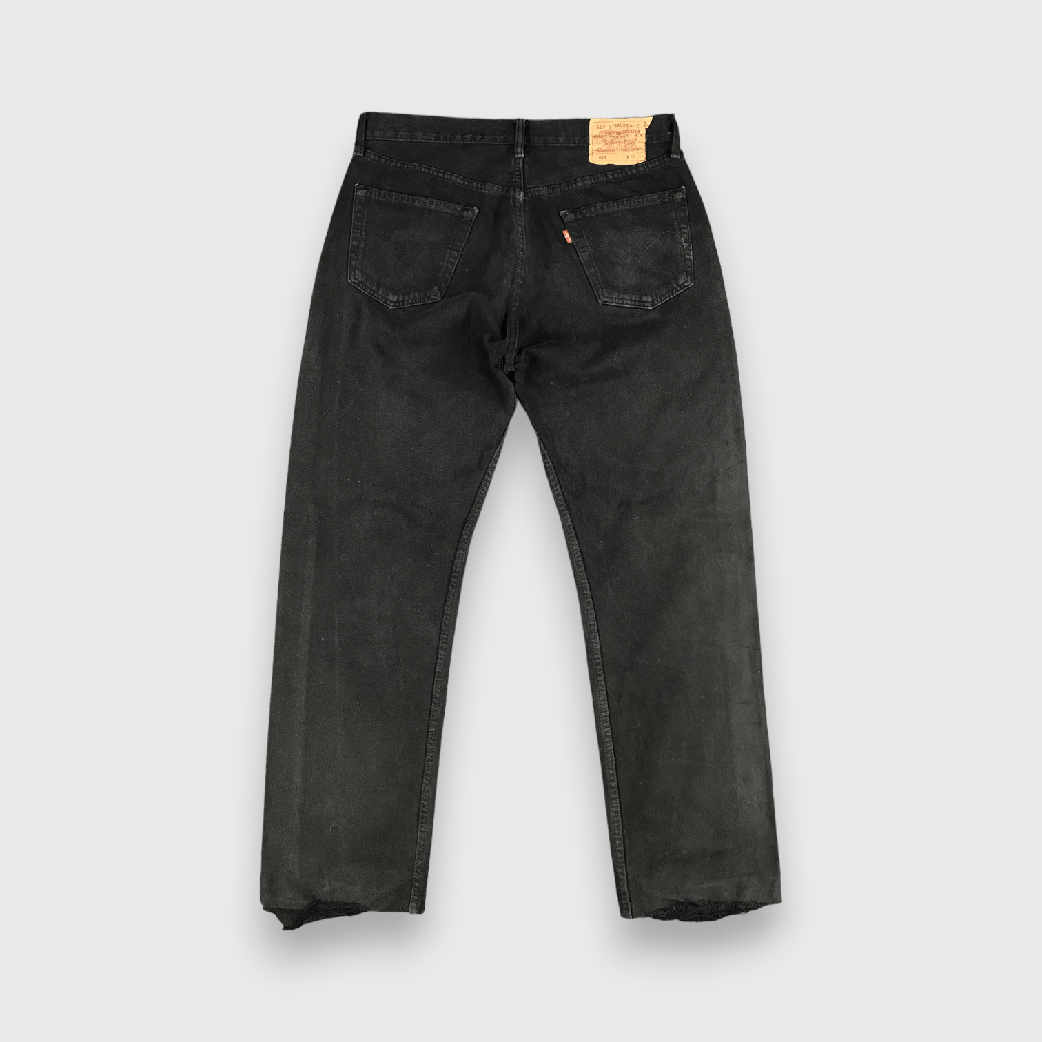 Levi's Vintage 90s Distress Levis 501 Jeans-J1428 Size US 35 - 2 Thumbnail