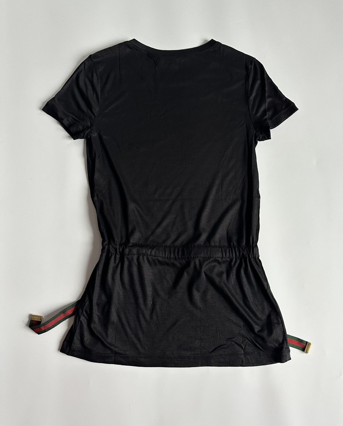 Gucci Gucci Women’s Black T-Shirt XS – Web Stripe Detail Size XS / US 0-2 / IT 36-38 - 9 Thumbnail