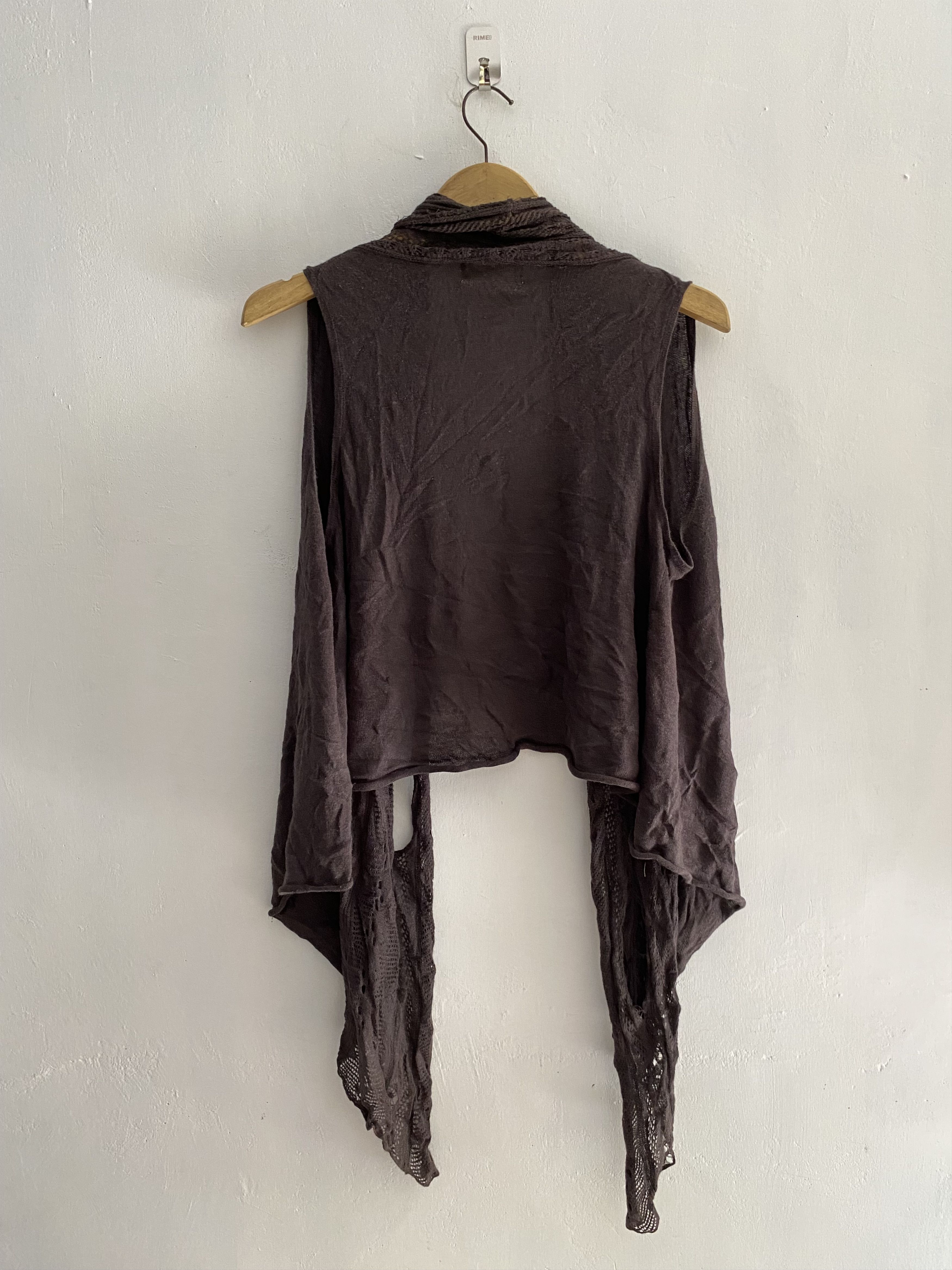 If Six Was Nine × Japanese Brand × Le Grande Bleu (L.G.B.) cepo distressed grunge cut out knit lgb style Size US M / EU 48-50 / 2 - 2 Thumbnail