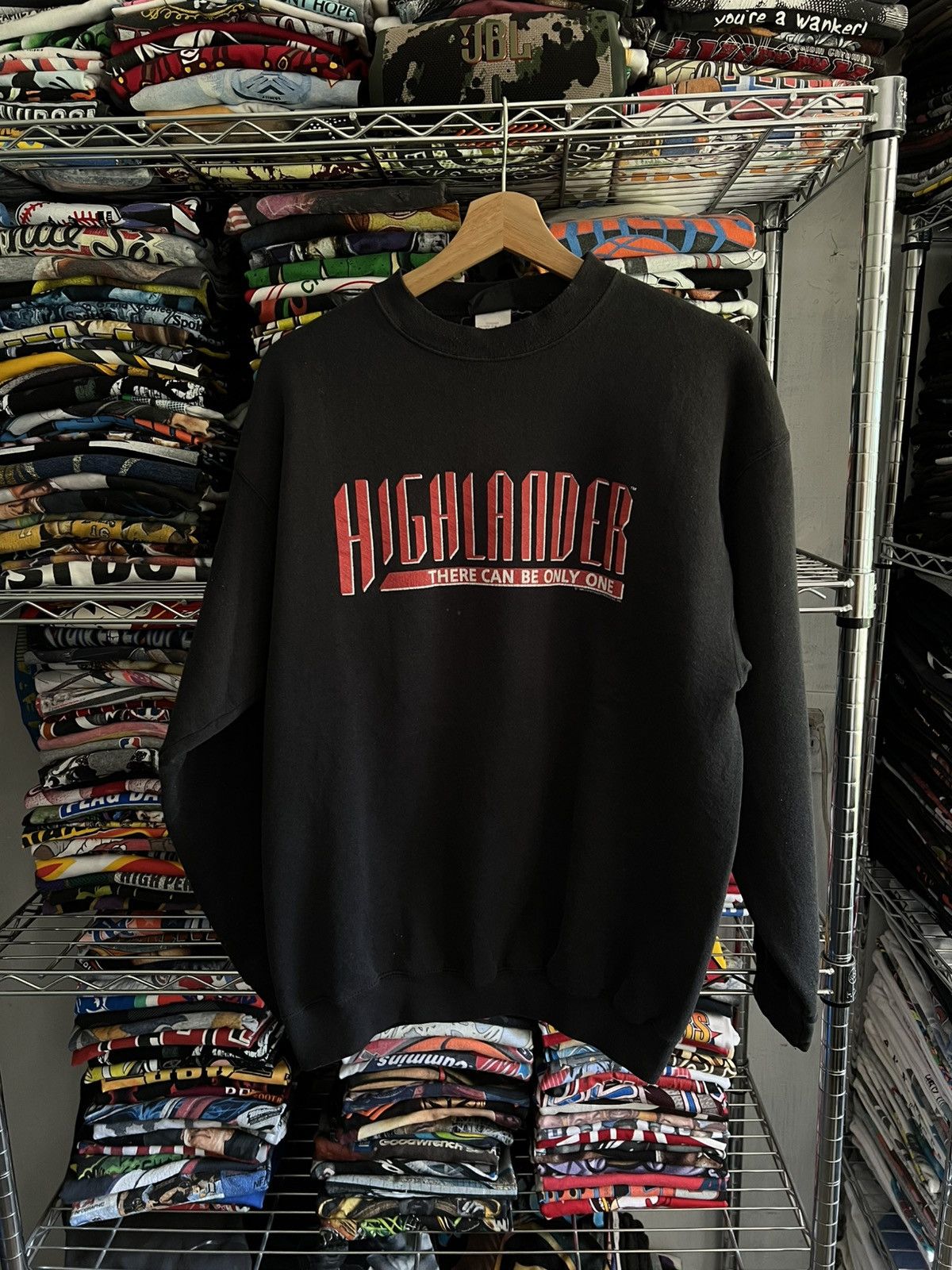 Vintage 1986 Highlander There Can Only Be One Promo Crewneck Size US XL / EU 56 / 4 - 1 Thumbnail