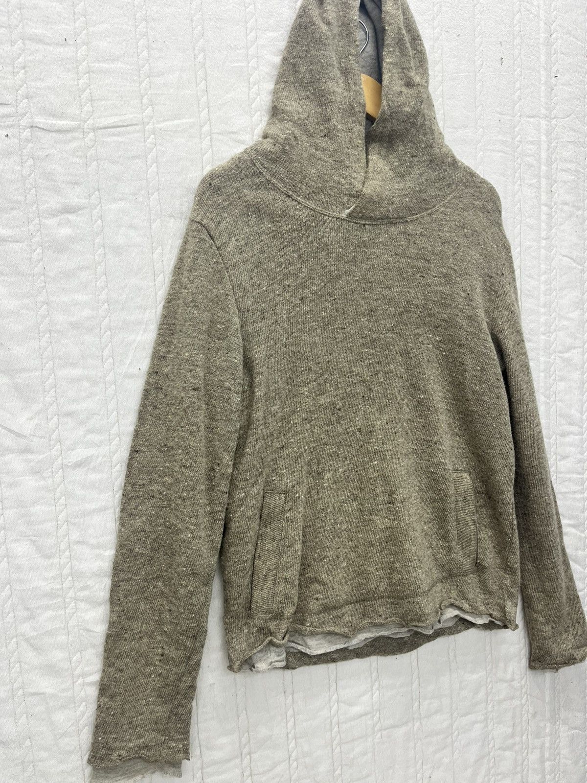 Japanese Brand × Remi Relief × Vintage ARCHIVE🔥REMI RELIEF WOOL KNIT DOUBLE LAYER HOODIE Size US M / EU 48-50 / 2 - 2 Thumbnail