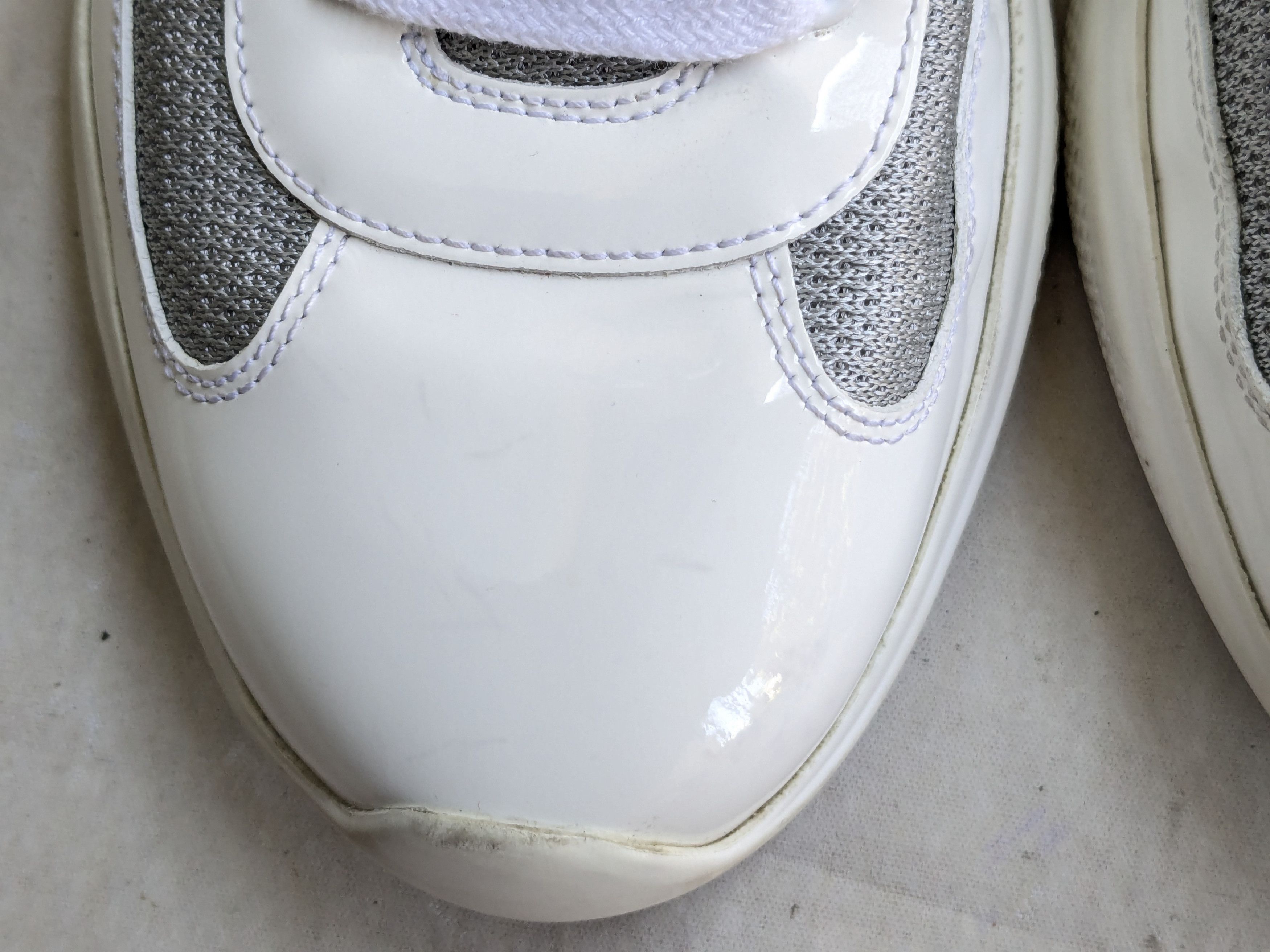Prada Prada America's Cup White 8 Low Silver Patent Leather Size US 8 / EU 41 - 6 Thumbnail