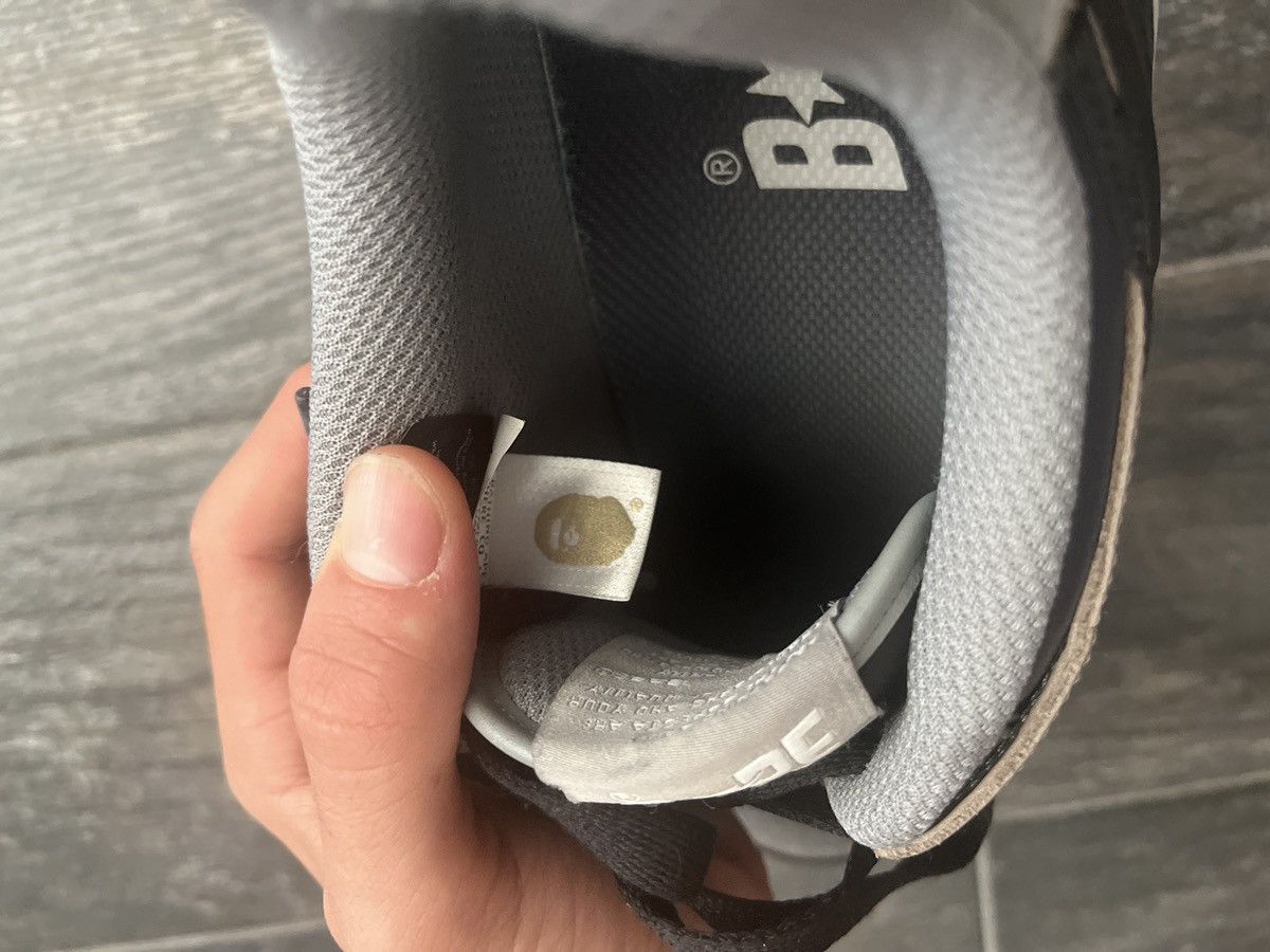 Bape Bape Sk8 Sta Grey and Black Size US 8.5 / EU 41-42 - 7 Thumbnail