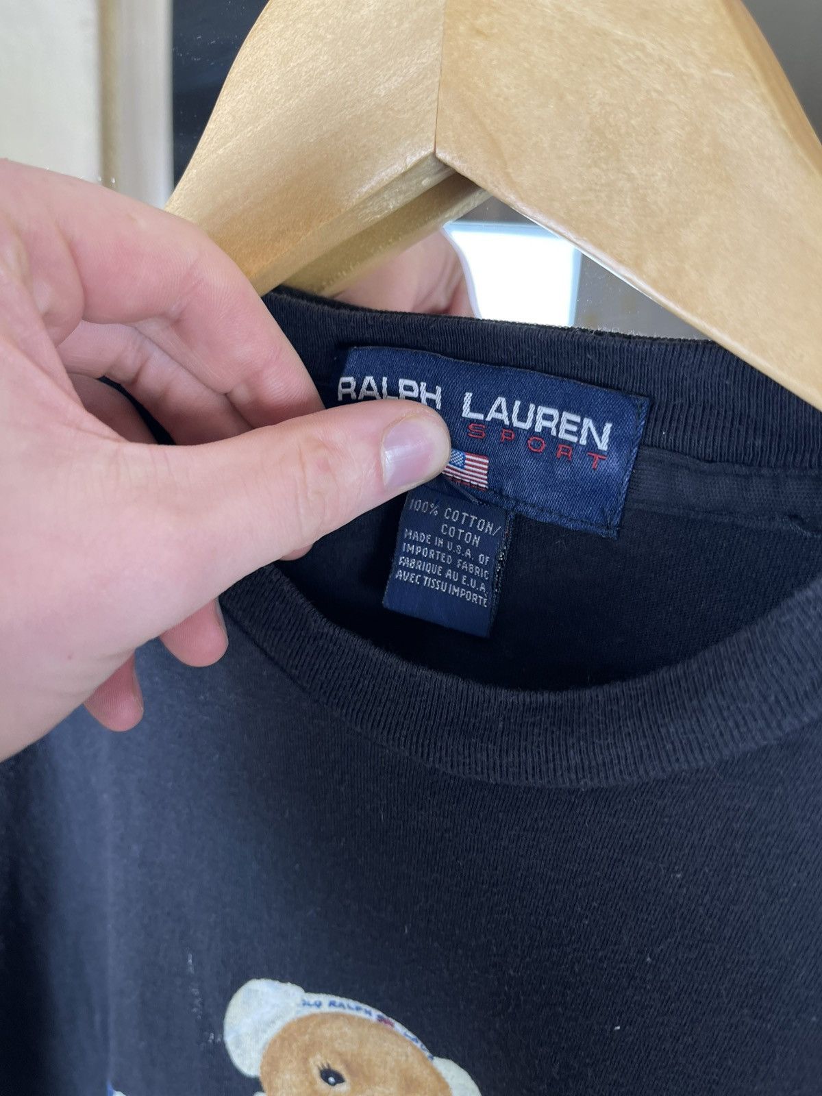 Polo Ralph Lauren Iconic Polo Bear Ice Skater Graphic Tee / Soft Jersey Cotton Size S / US 4 / IT 40 - 6 Thumbnail