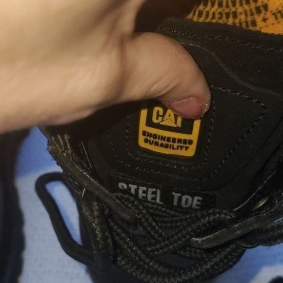 Caterpillar Caterpillar Antibacterial Sz. 7W Oversee Black Steel Toed Ti Size US 7 / IT 37 - 5 Thumbnail