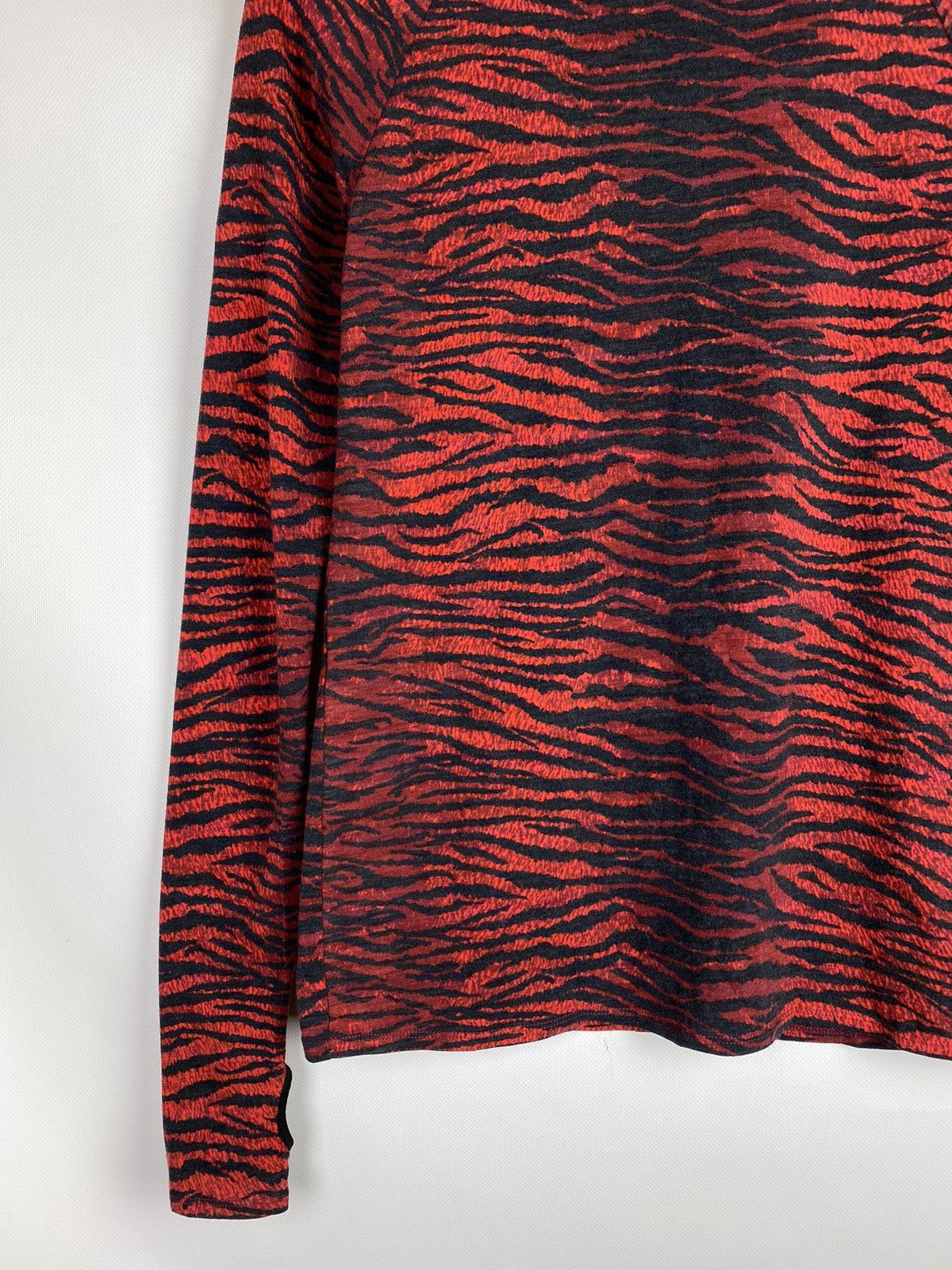Kenzo Kenzo x H&M animal pattern high neck wool tunic blouse Size M / US 6-8 / IT 42-44 - 7 Thumbnail