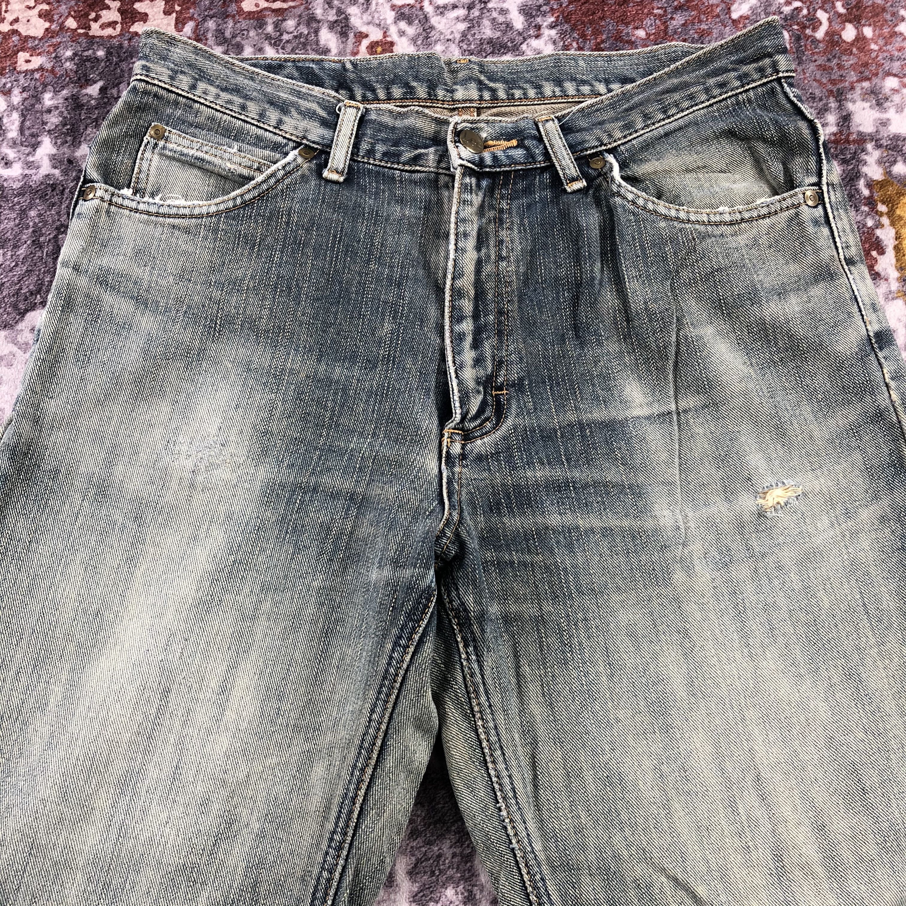 Lee × Vintage Vintage Faded Black Lee Jeans-JM2765 Size US 33 - 3 Thumbnail