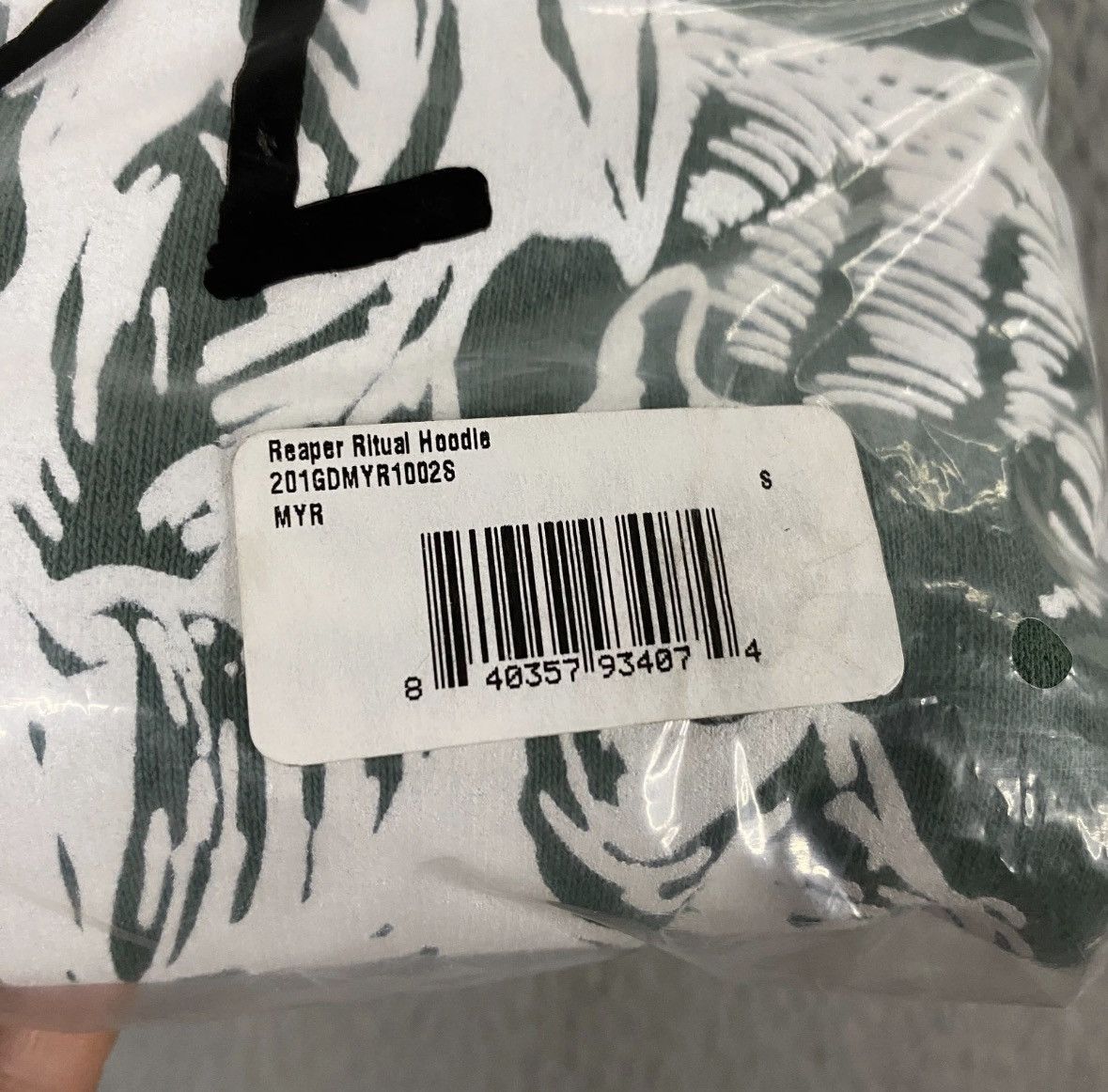 Warren Lotas Warren Lotas "Reaper Ritual" Hoodie - Sage green - Small Size US S / EU 44-46 / 1 - 11 Thumbnail