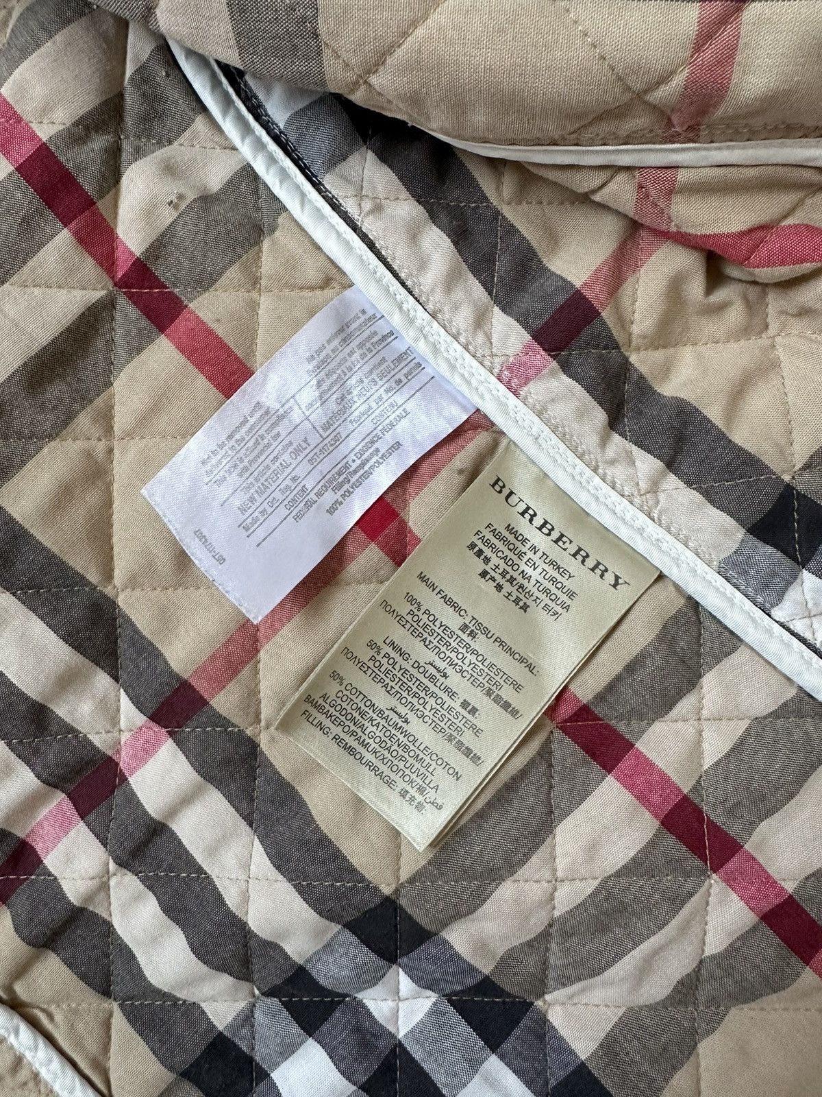 Burberry Burberry Quilted Jacket Size L / US 10 / IT 46 - 11 Thumbnail