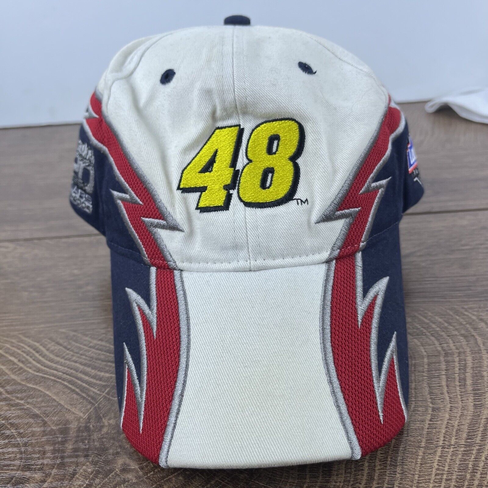 Other Jimmie Johnson 48 Hat Lowe's White Adjustable Hat White Adul Size ONE SIZE - 2 Thumbnail