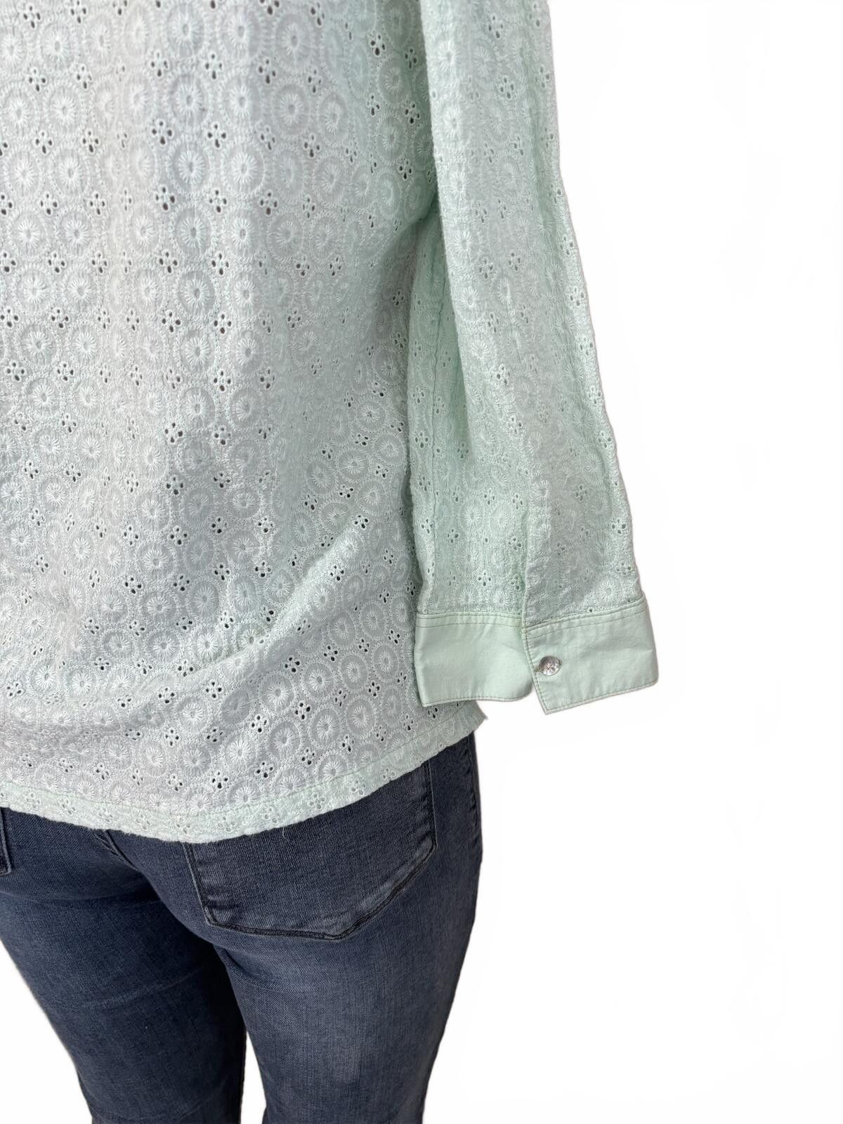 Other Fresh Produce Mint Green Eyelet Spring Boho top. M Size M / US 6-8 / IT 42-44 - 8 Thumbnail
