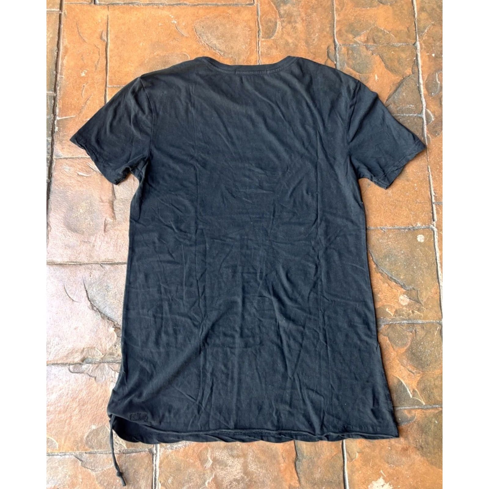 Ksubi VINTAGE Ksubi Long T-Shirt Mens Regular Black Short Sleeve Crew Neck Medium Black Gothic Grunge Designer Shirt Mens Size US M / EU 48-50 / 2 - 3 Thumbnail