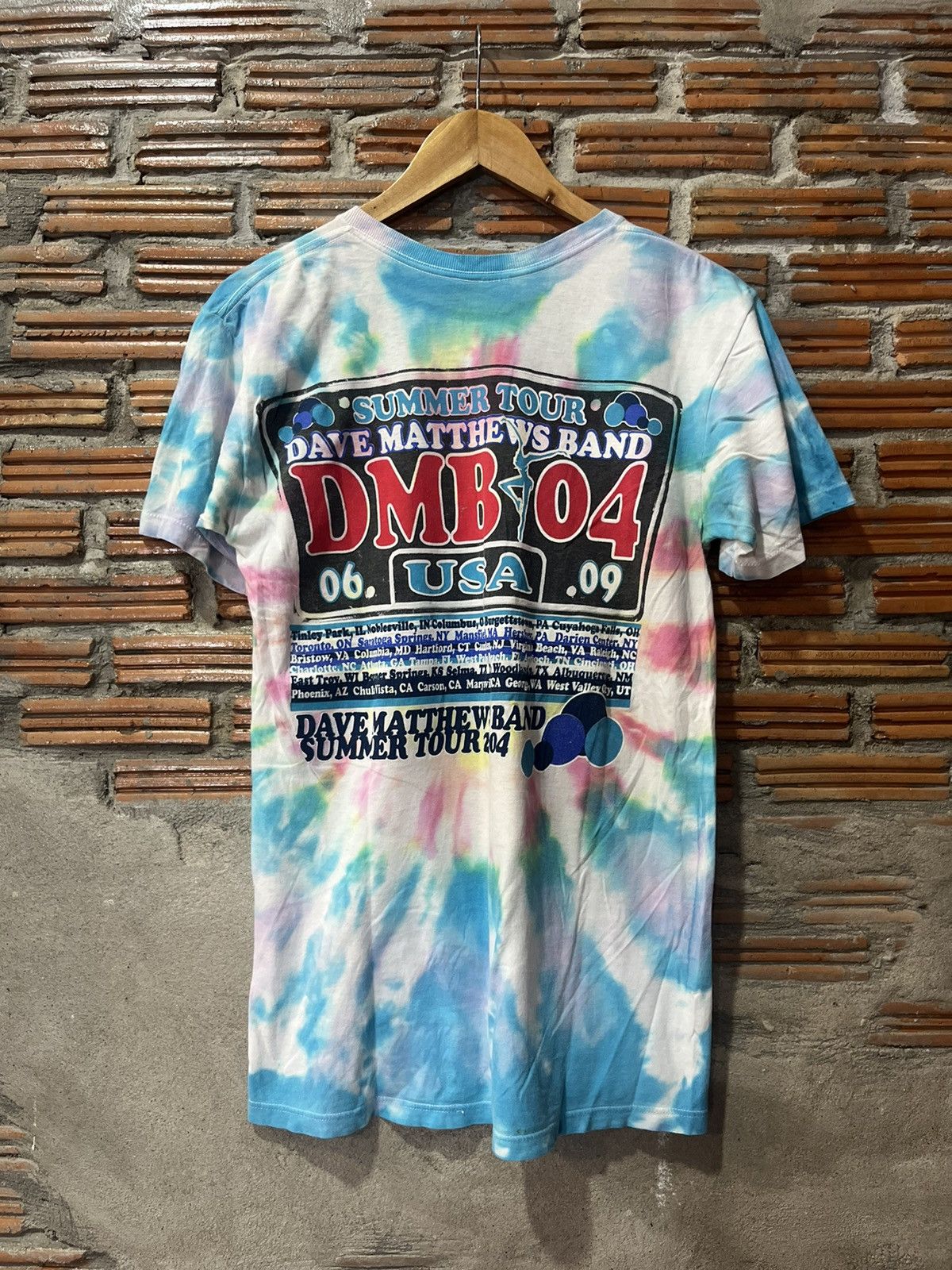 Vintage Vintage DAVE MATTHEWS BAND SUMMER TOUR 2004’s Tshirt Size US M / EU 48-50 / 2 - 3 Thumbnail