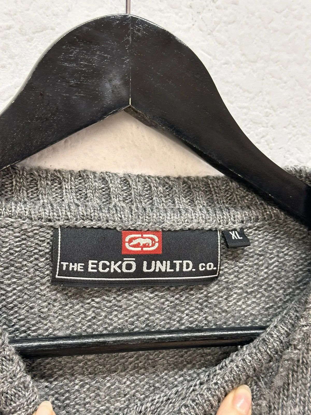 M+Rc Noir Vintage Sweater Ecko Y2K Distressed Ifsixwasnine Streetwear Size US XL / EU 56 / 4 - 7 Thumbnail