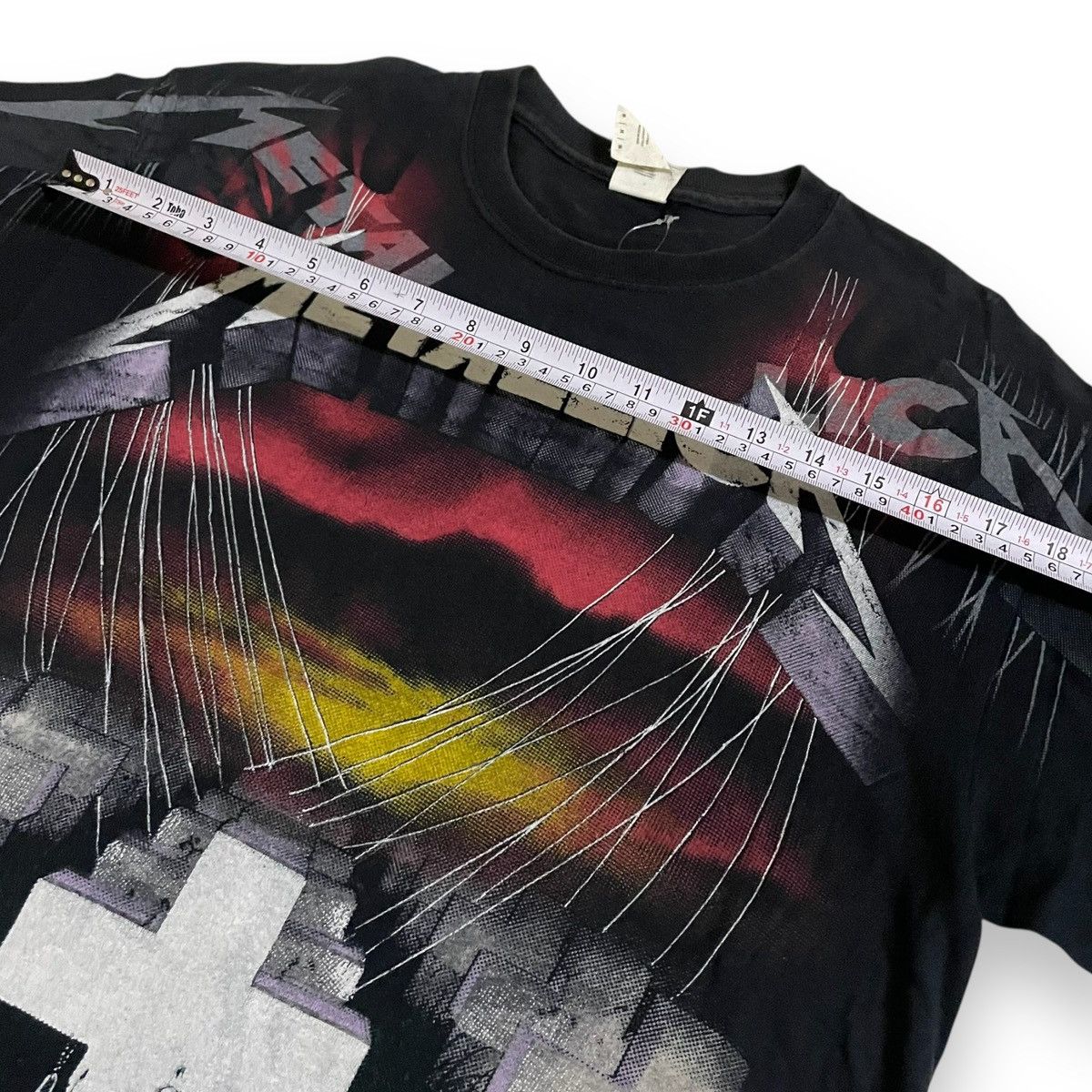Metallica Vintage Metallica Adult Master of Puppets Band Tees Size US M / EU 48-50 / 2 - 8 Thumbnail