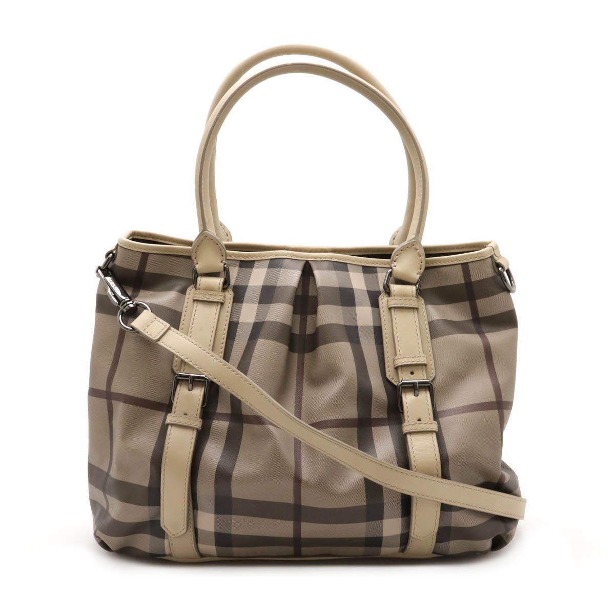 Burberry Burberry Smoked Check 2WAY Tote Bag Plastic Tote Bag