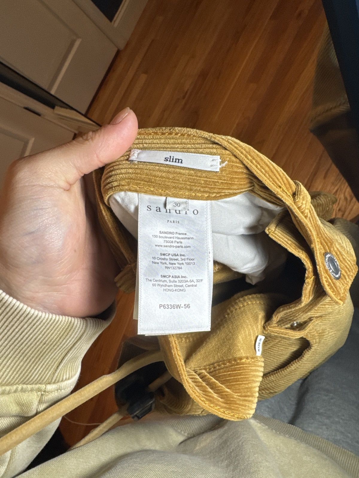 Sandro Sandro Corduroy Pants Size US 30 / EU 46 - 5 Thumbnail