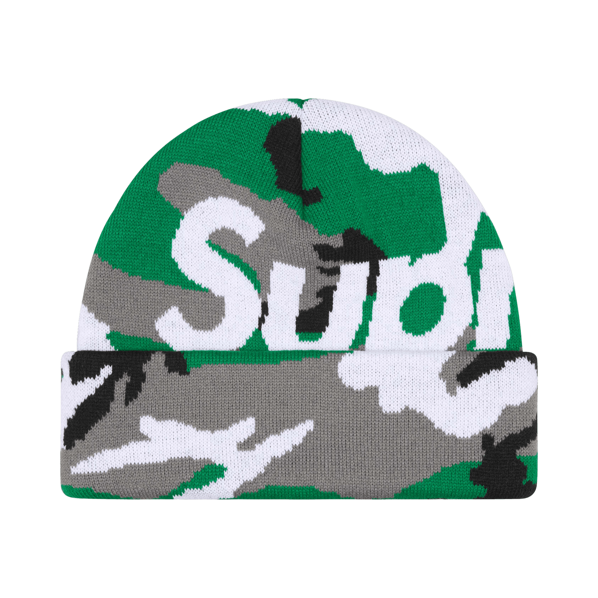 Supreme Big Logo Beanie - Camo | Grailed