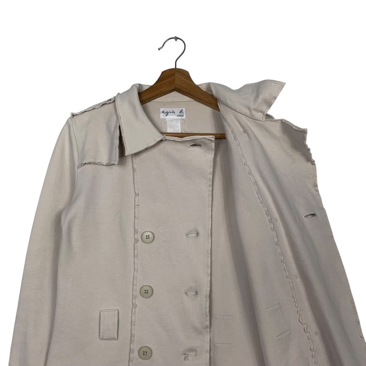 agnes b. Agnes B Double Breasted Crop Jacket Size S / US 4 / IT 40 - 10 Thumbnail
