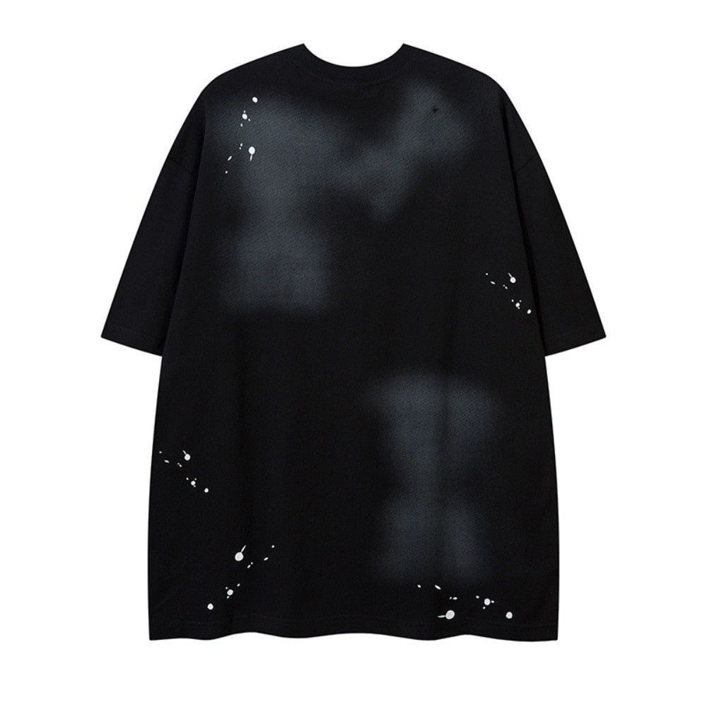 Japanese Brand × Vintage Street fashion fuzzy print skull short sleeve tee Size US M / EU 48-50 / 2 - 2 Thumbnail