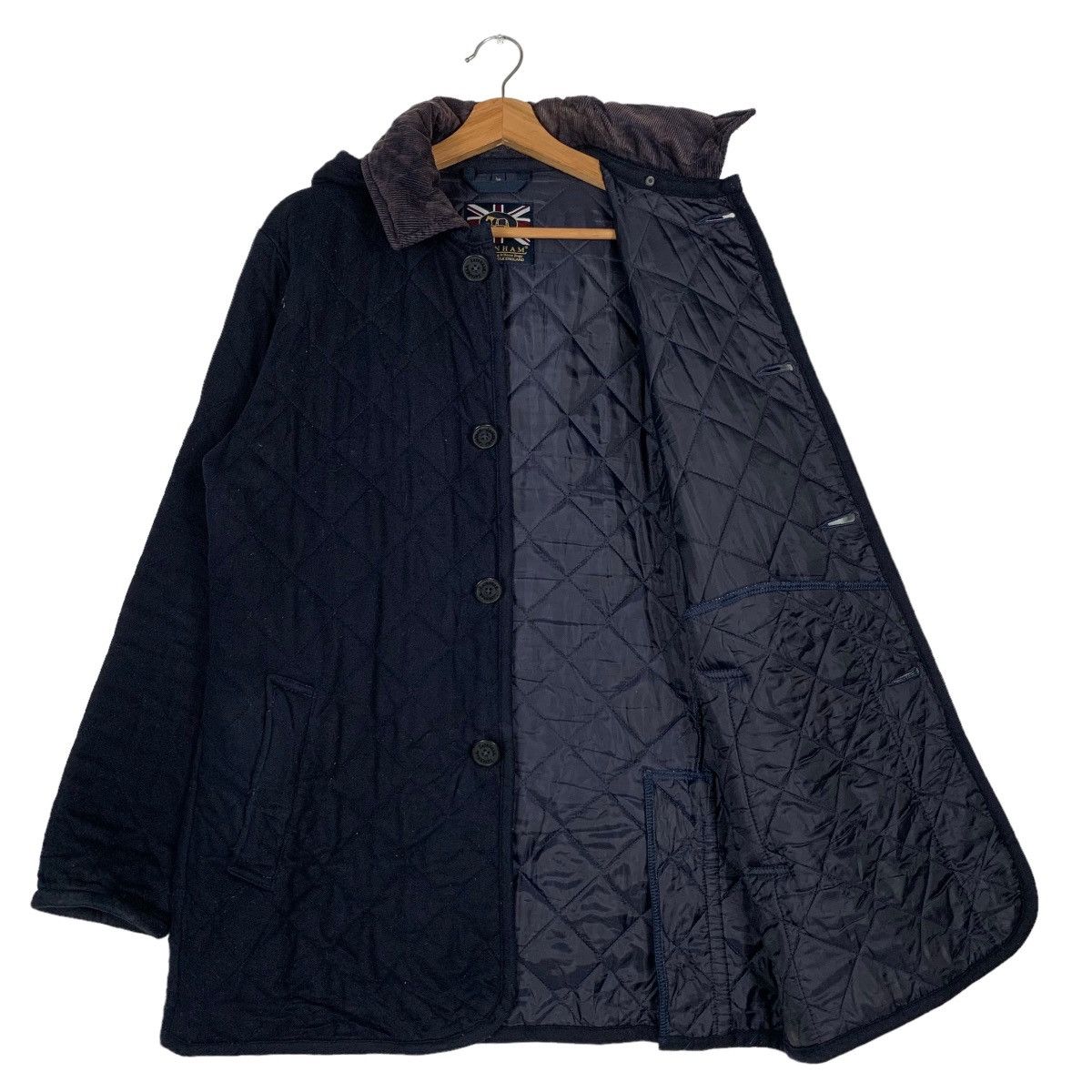 Lavenham Lavenham Collared Hooded Quilted Jacket #0026-C2 Size US M / EU 48-50 / 2 - 11 Thumbnail