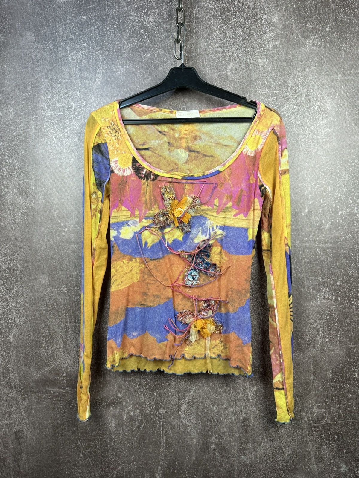 Rare archive JEAN PAUL GAULTIER style mesh shirt 😍
