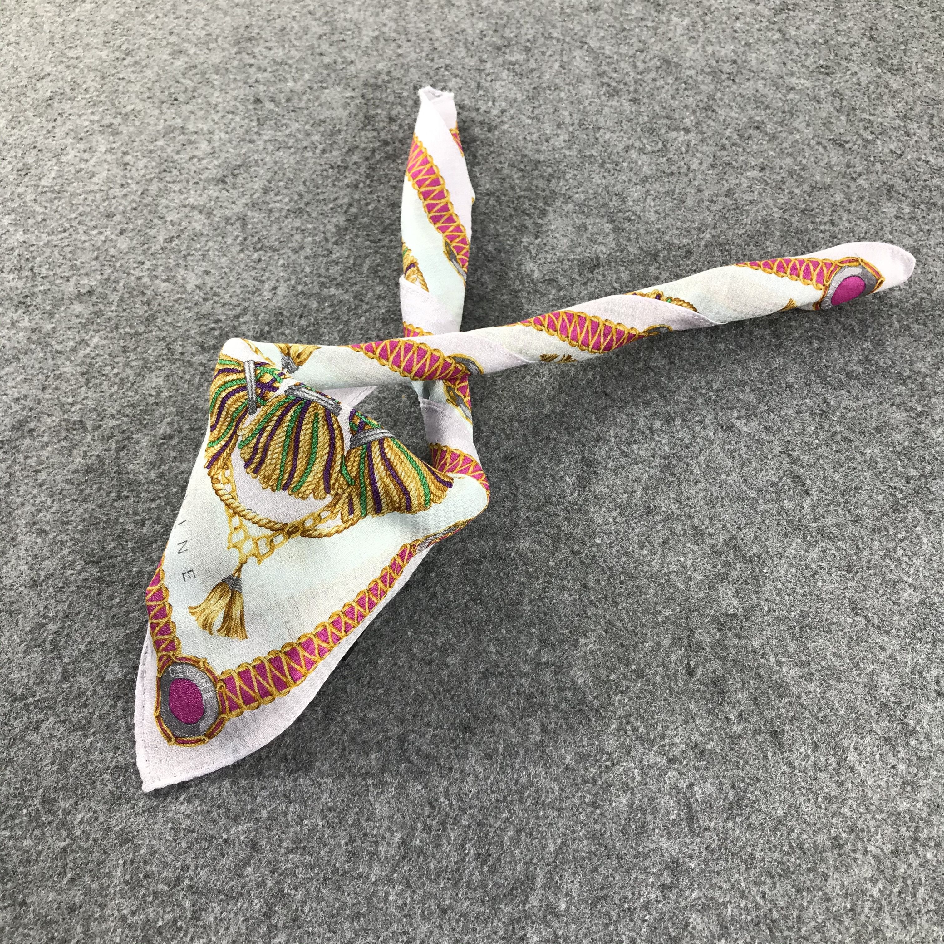 Vintage Celine Handkerchief Neckerchief Bandana H297 Size ONE SIZE - 2 Thumbnail
