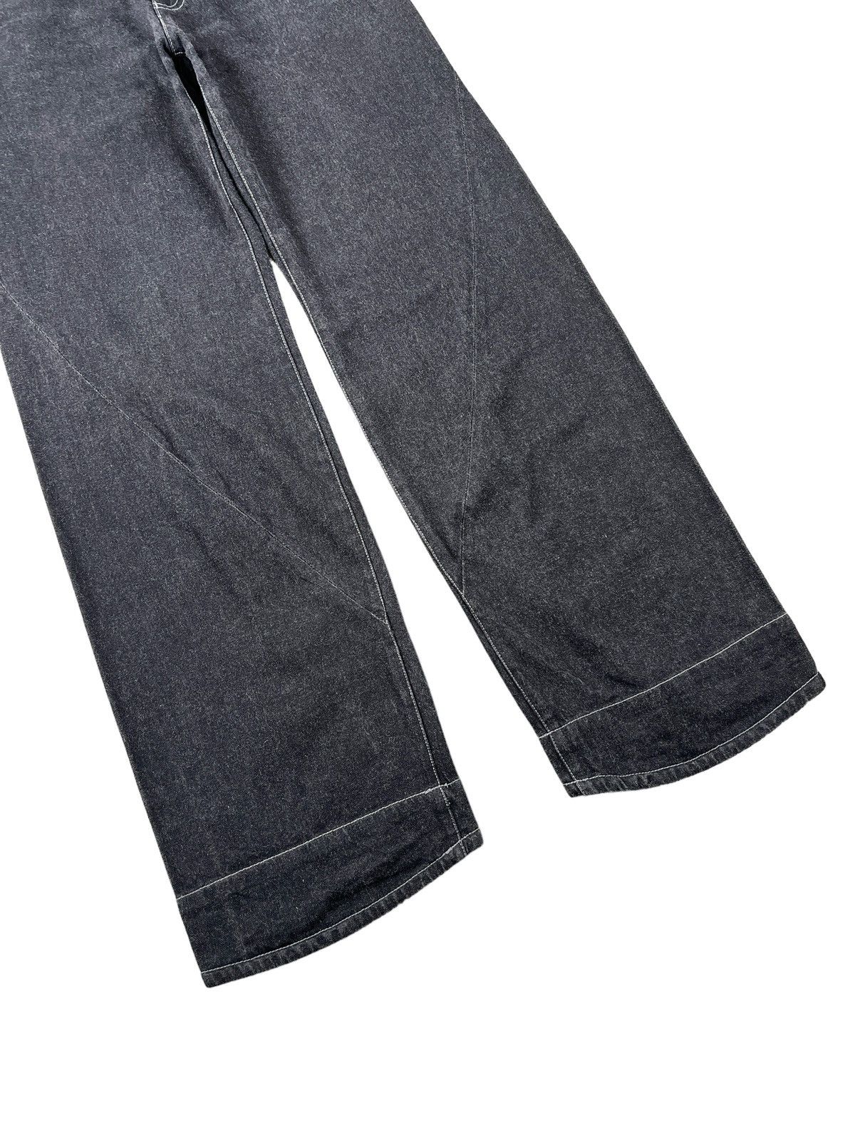 BERNINGS SHO Bernings Sho Wide Leg Reconstructed Jeans Size US 31 - 5 Thumbnail