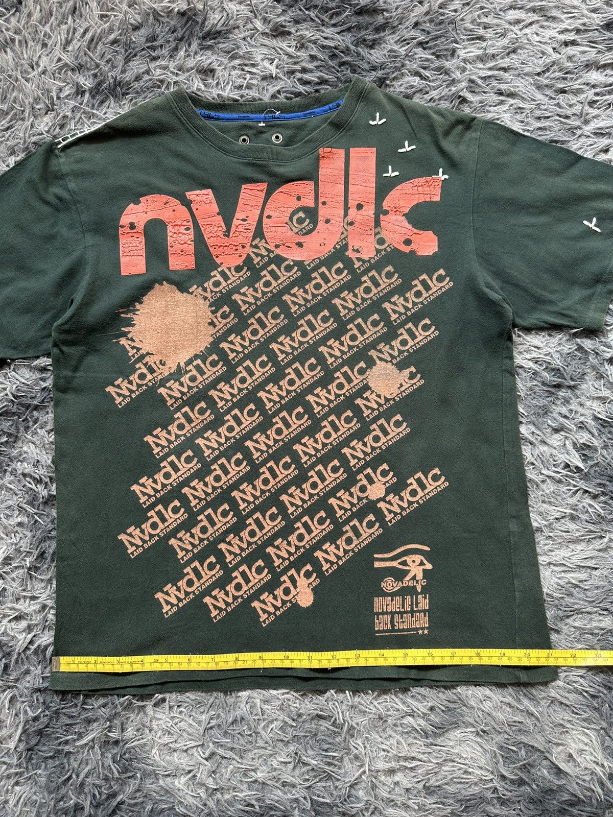 Japanese Brand 2000's Velvet Dog by Novadelic archival tee Size US M / EU 48-50 / 2 - 14 Thumbnail