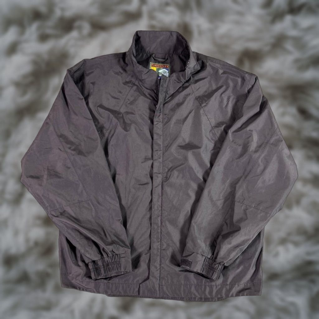 Vintage VINTAGE Forrester's Windbreaker Jacket Mens XL Black Full Zip Lightweight Outdoor Casual Size US XL / EU 56 / 4 - 1 Thumbnail