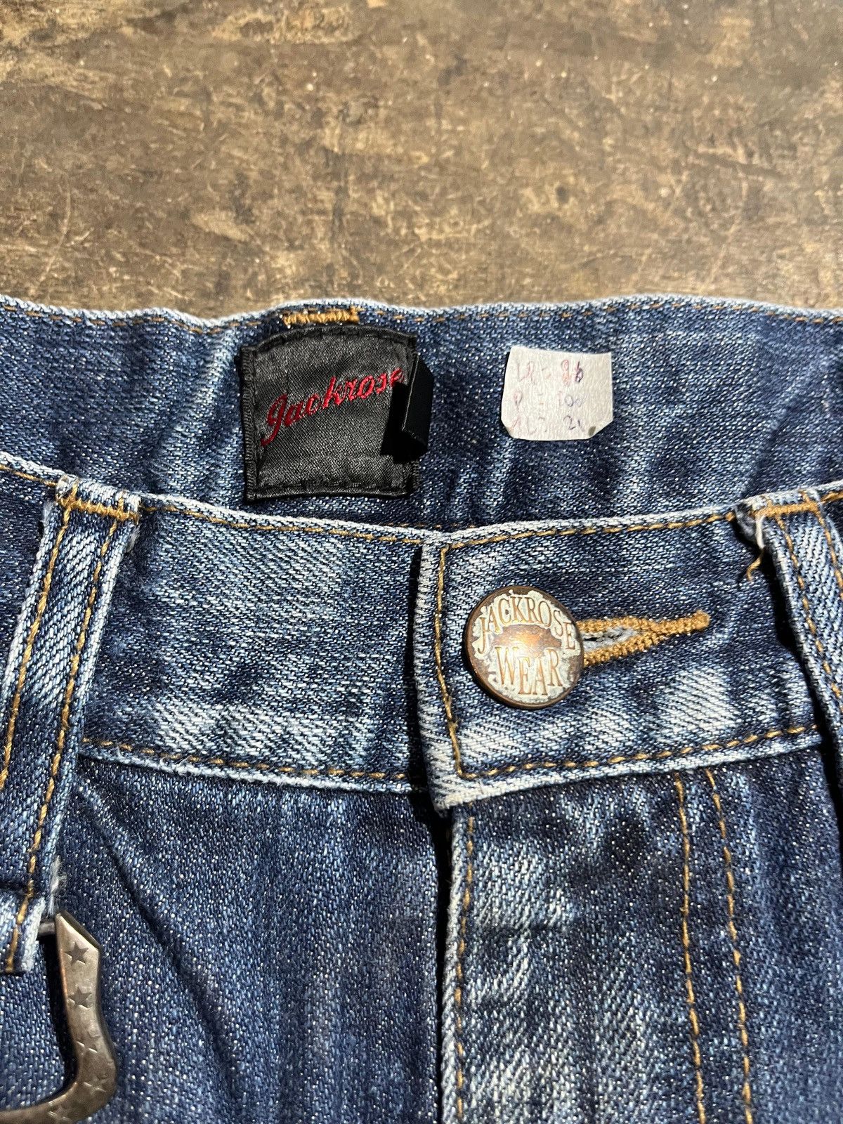 Japanese Brand Denim distressed jackrose vintage Size US 27 - 7 Thumbnail