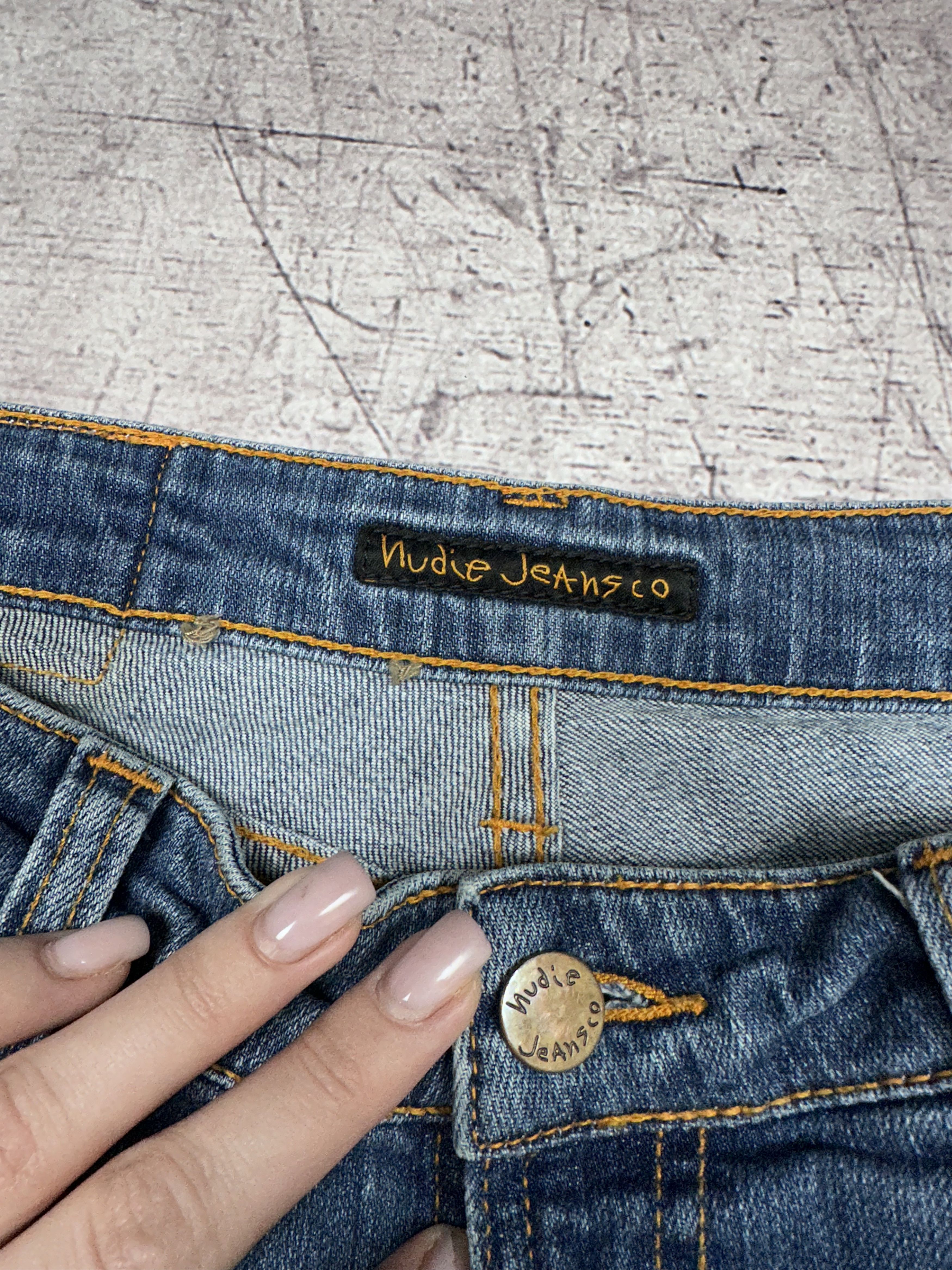Nudie Jeans × Vintage Nudie Jeans Skinny Lin Denim Pants Jeans Size US 28 / EU 44 - 6 Thumbnail